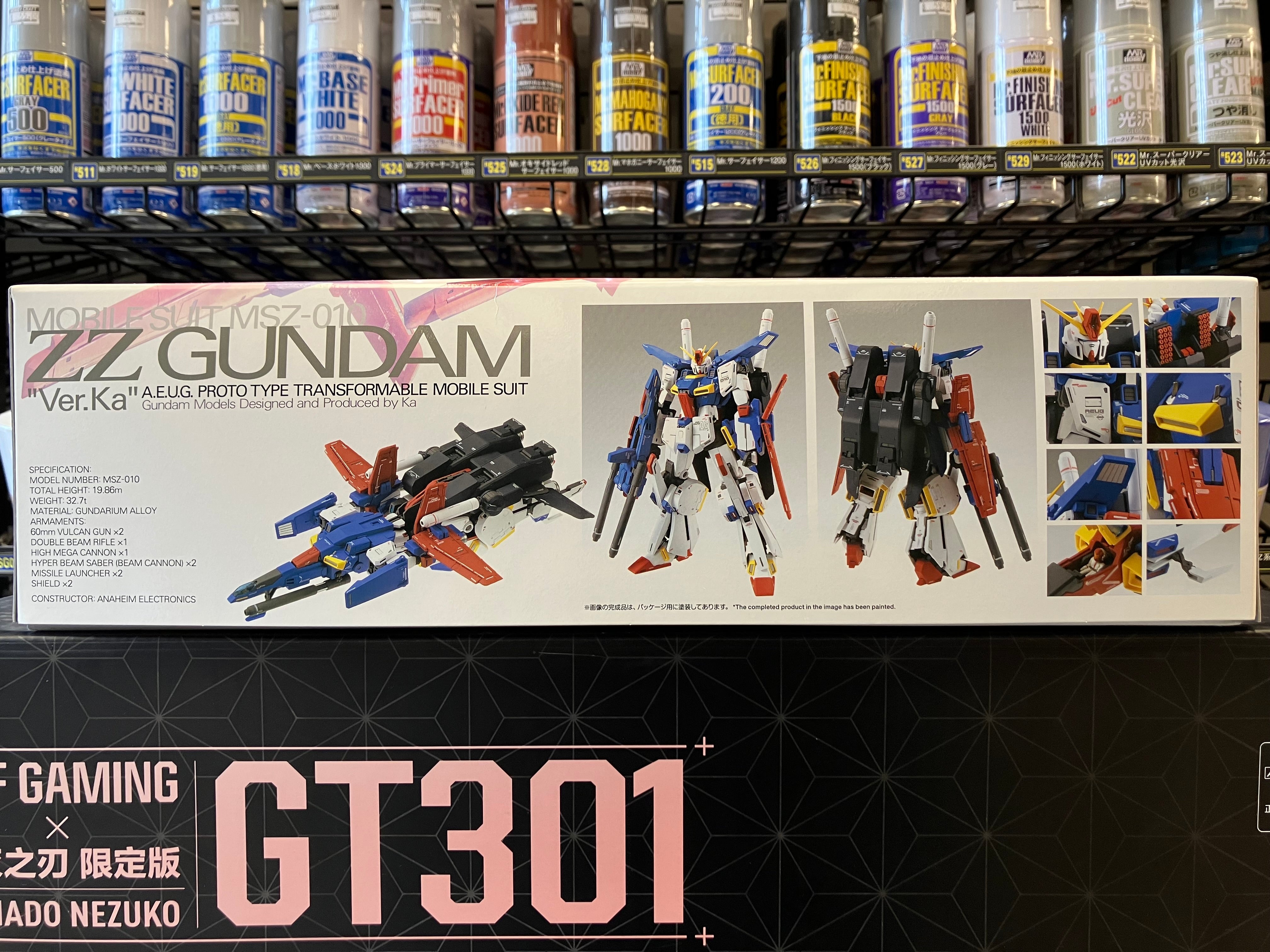MG 1/100 Mobile Suit MSZ-010 ZZ Gundam A.E.U.G. Prototype Transformable Mobile Suit Version Ka [ZZ 高達 Ver. Ka]