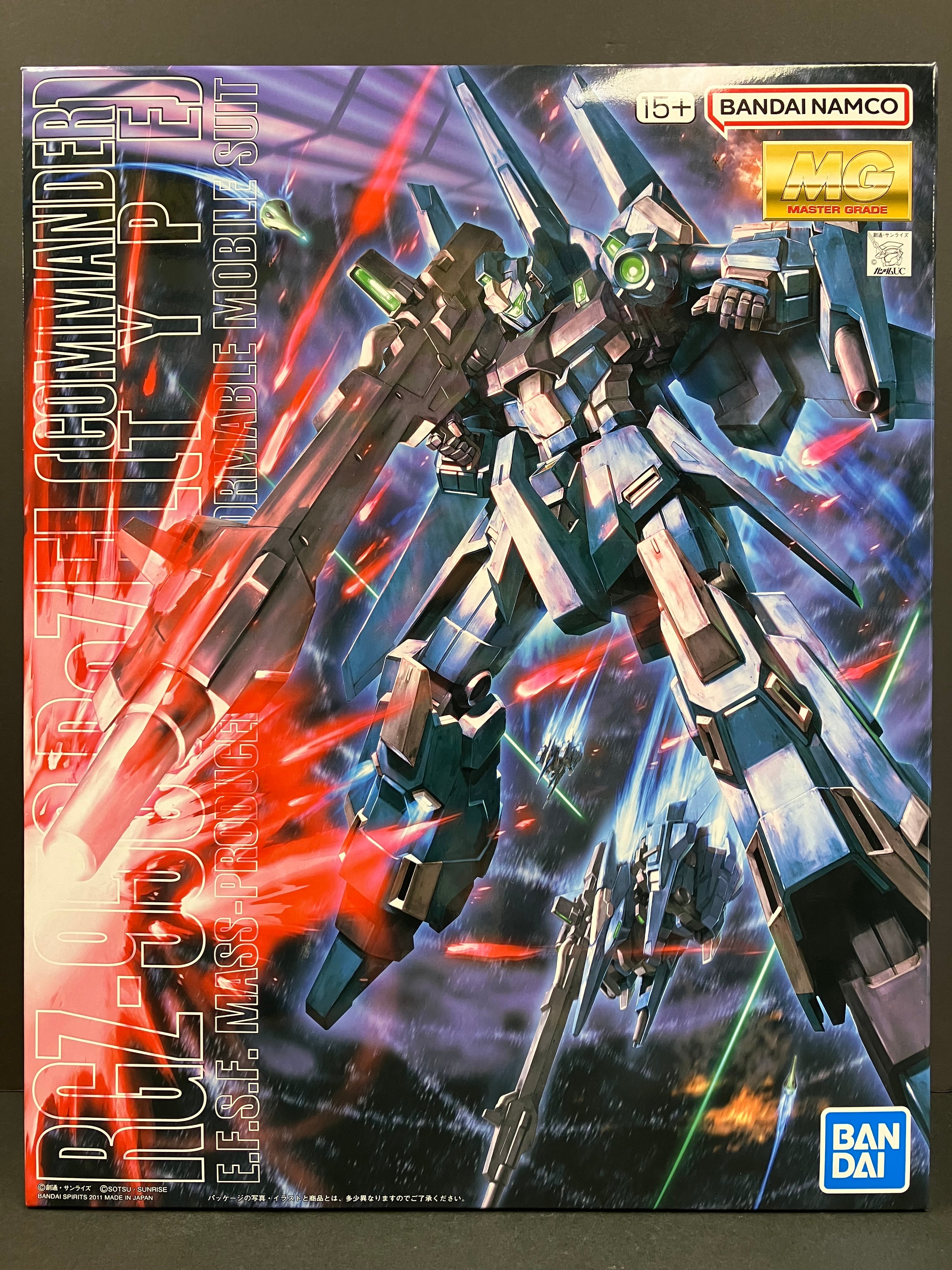 MG 1/100 RGZ-95C ReZEL (Commander Type) E.F.S.F. Mass-Produced Transformable Mobile Suit [里傑爾·隊長機]