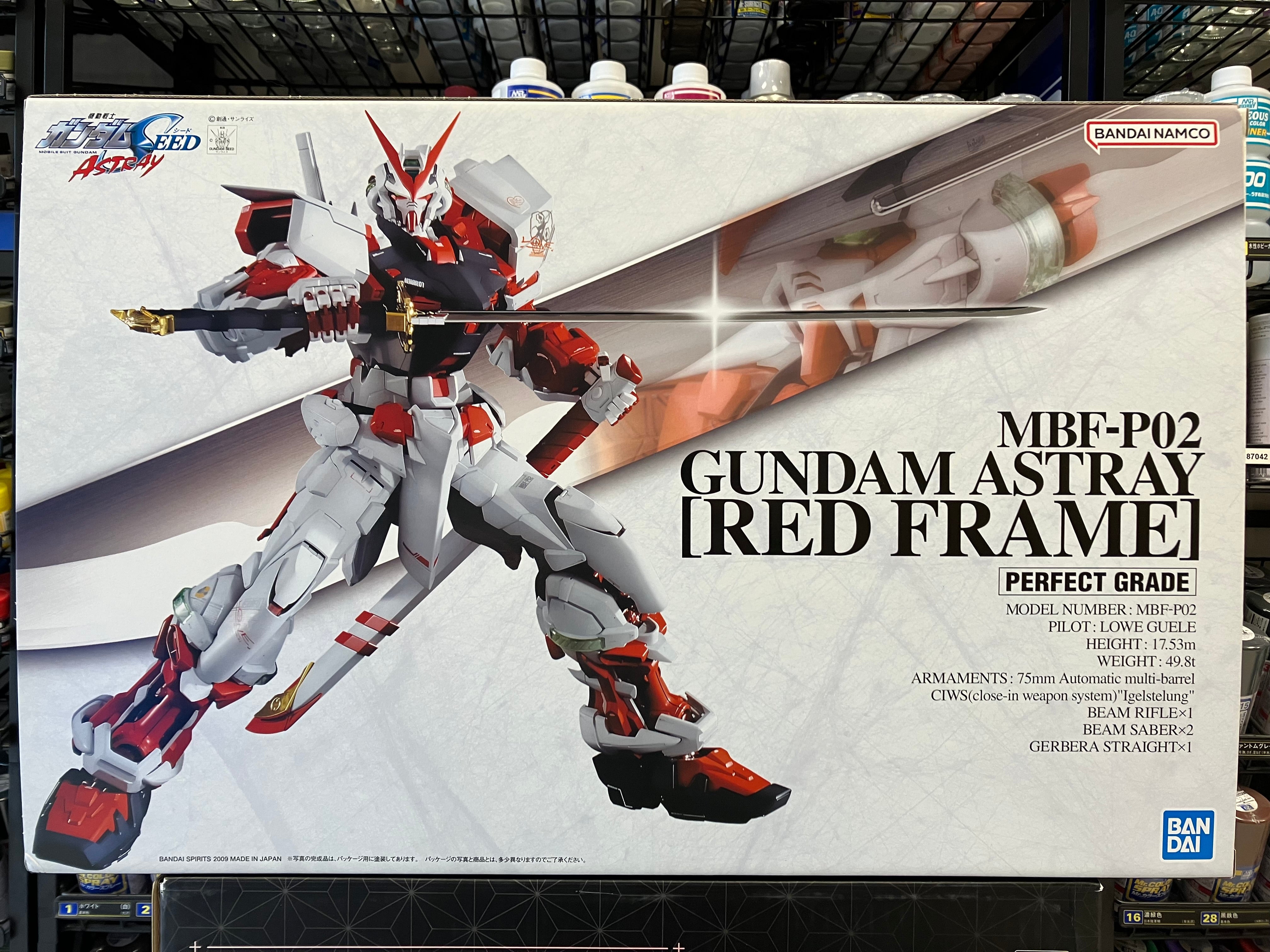 PG 1/60 MBF-P02 Gundam Astray [Red Frame] Lowe Guele's Use Mobile Suit [紅迷網高達]