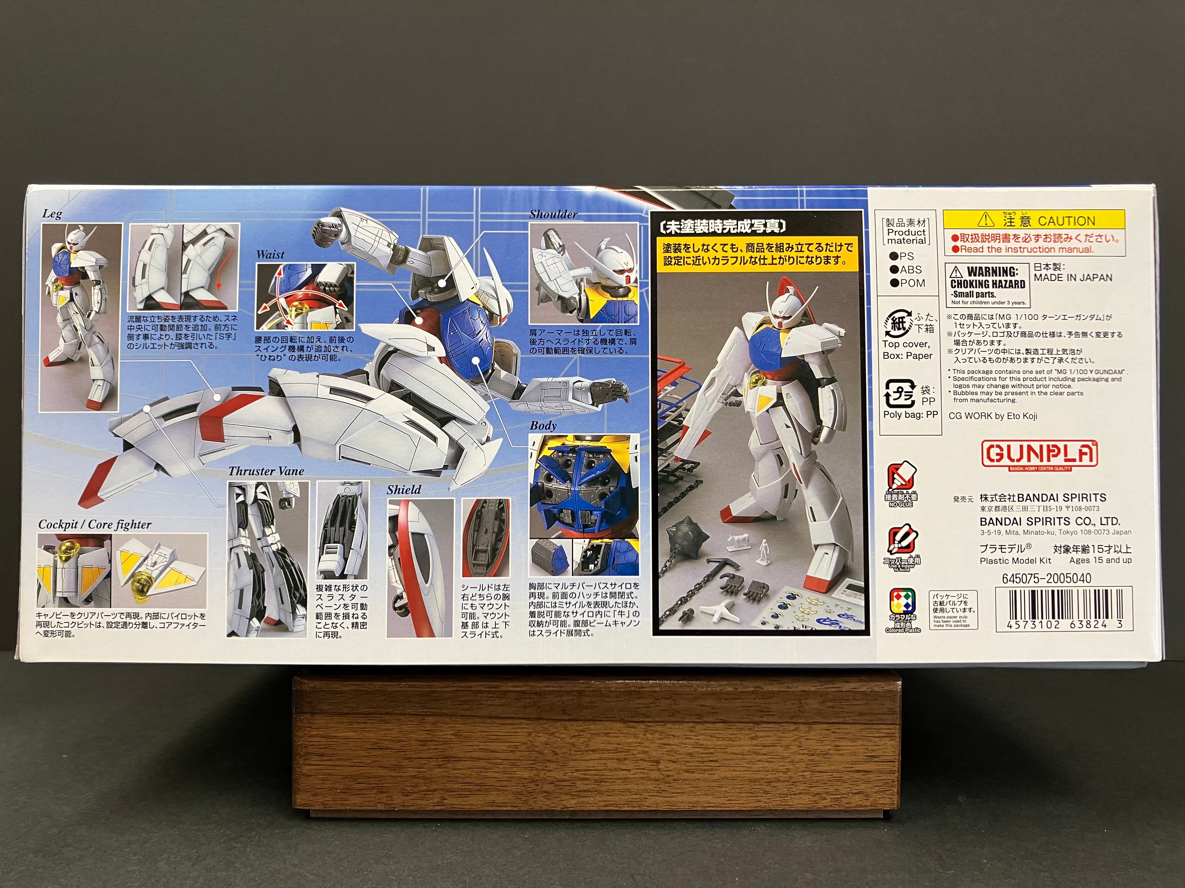 MG 1/100 WD-M01 ∀ Gundam Ingressa Militia Mobile Suit [Turn A 高達]