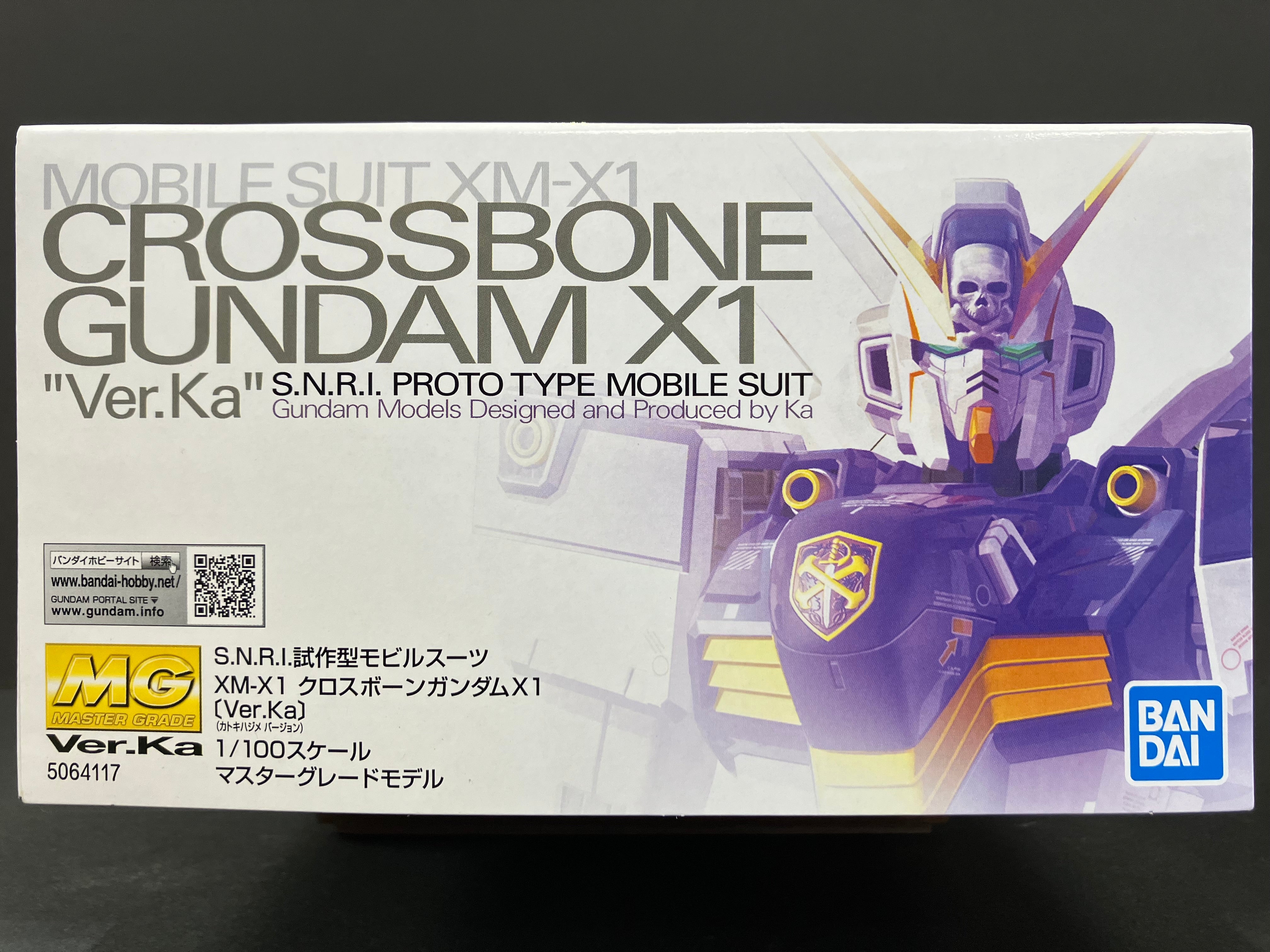 MG 1/100 Mobile Suit XM-X1 Crossbone Gundam X1 S.N.R.I. Prototype Mobile Suit Version Ka [海盜高達 X1 Ver. Ka]