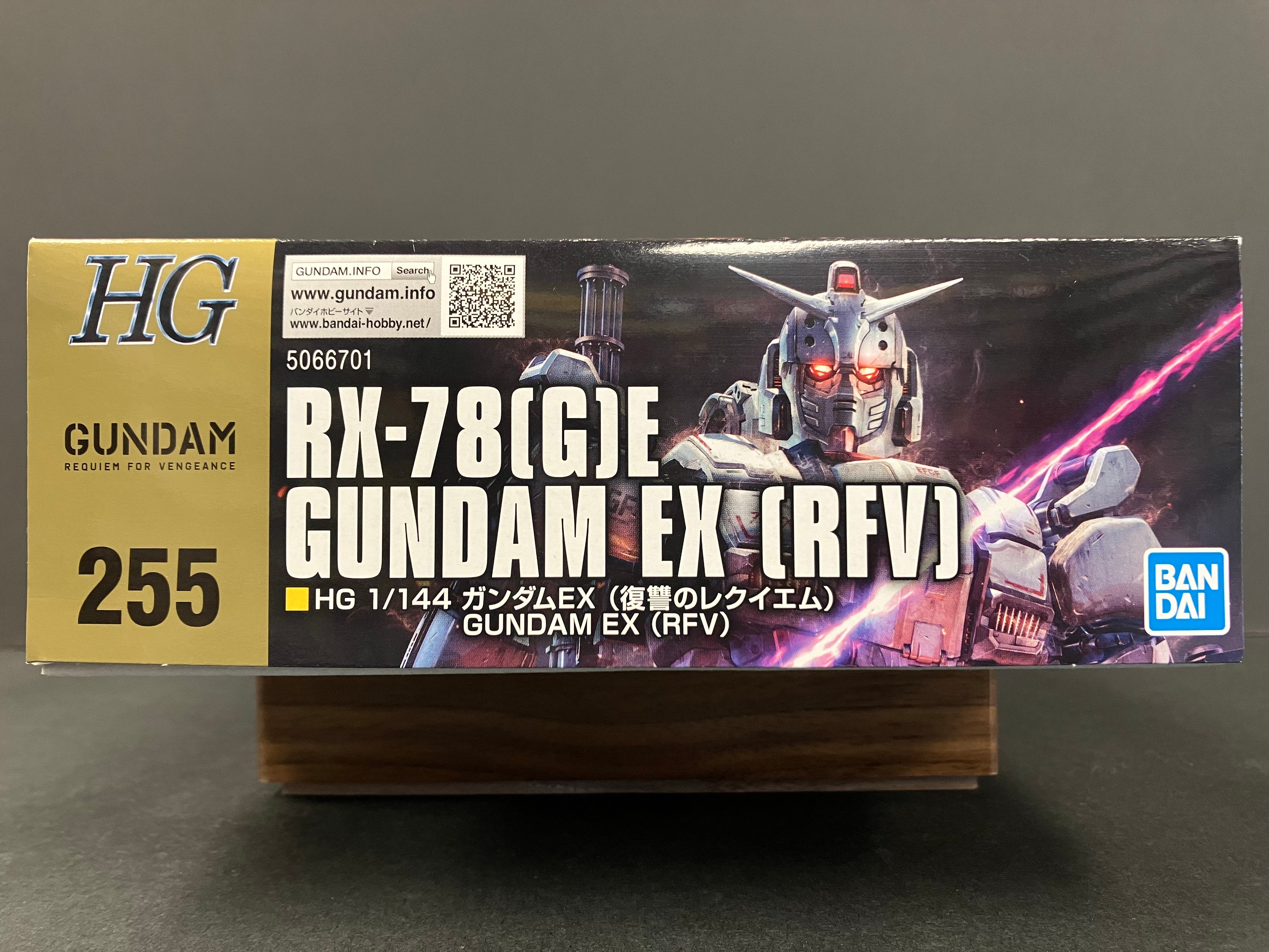 HGUC 1/144 No. 255 RX78 (G) E Gundam EX (RFV) E.F.G.F. Prototype Close-Combat Mobile Suit [Netflix - Mobile Suit Gundam: Requiem for Vengeance]