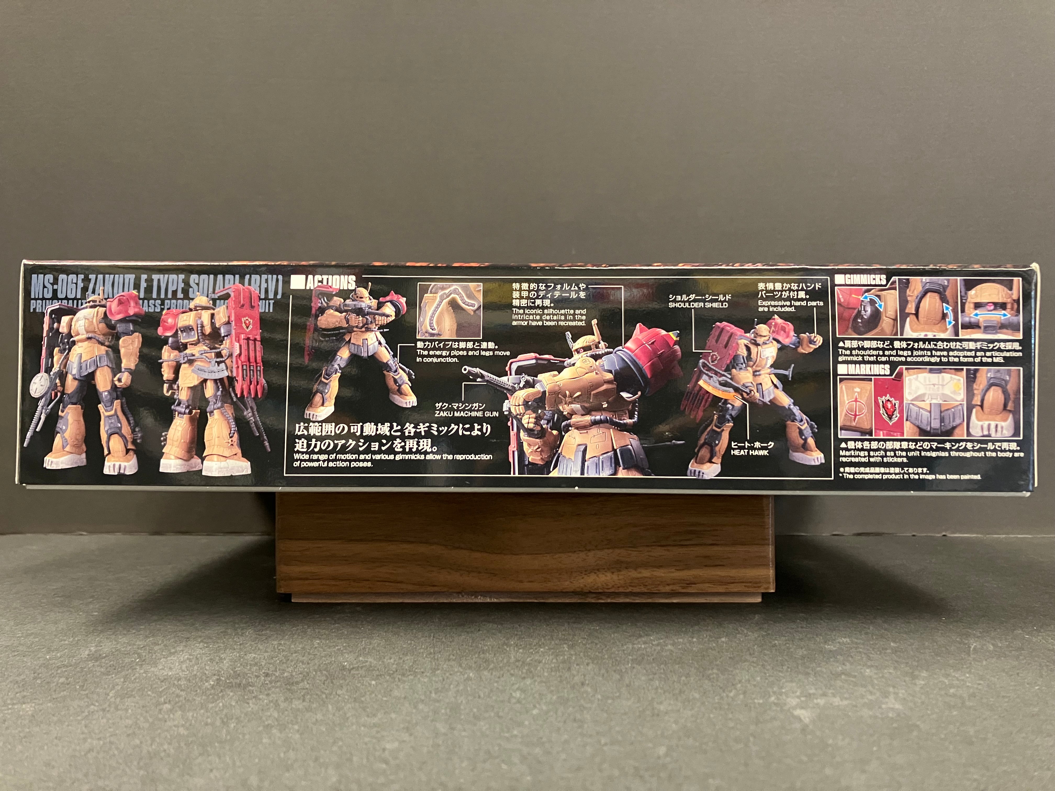 HGUC 1/144 No. 254 MS-06F Zaku II F Type Solari (RVF) Principality of Zeon Mass-Produced Mobie Suit [Netflix - Mobile Suit Gundam: Requiem for Vengeance]