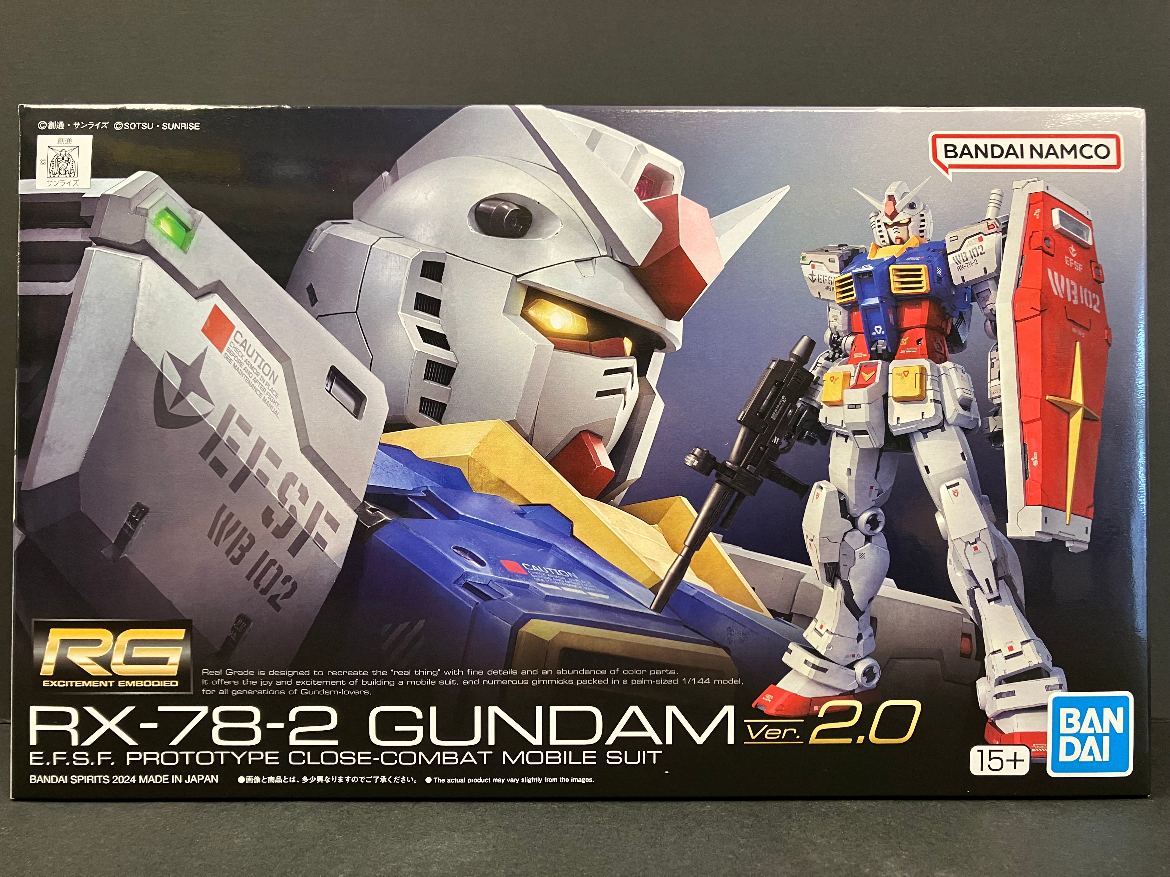 RG 1/144 No. 40 RX-78-2 Gundam Version 2.0 E.F.S.F. Prototype Close-Combat Mobile Suit