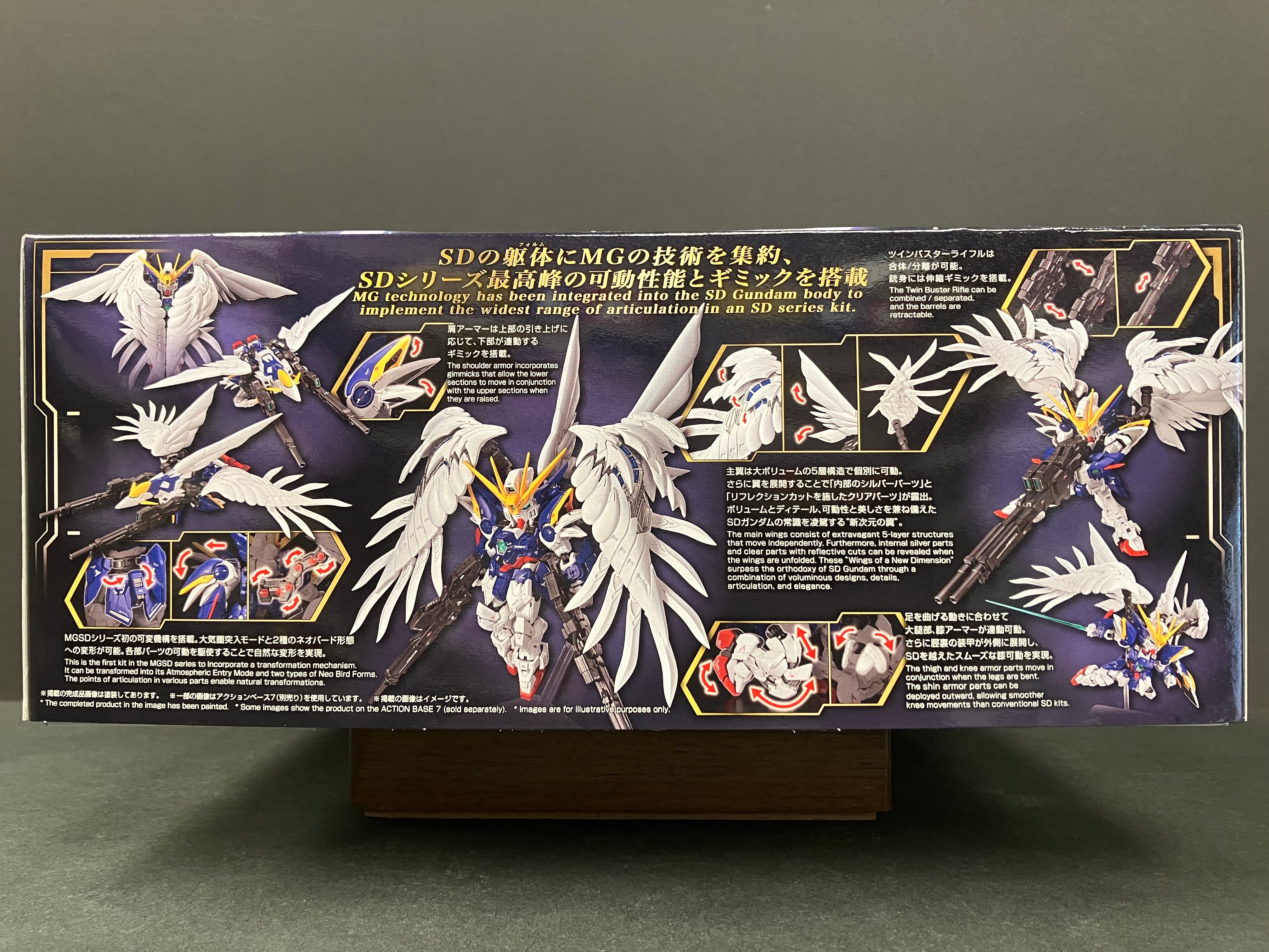 MGSD XXXG-00W0 Wing Gundam Zero EW Colonies Liberation Organization Mobile Suit [飛翼高達零式 EW] ~ Mobile Suit Gundam Wing Endless Waltz