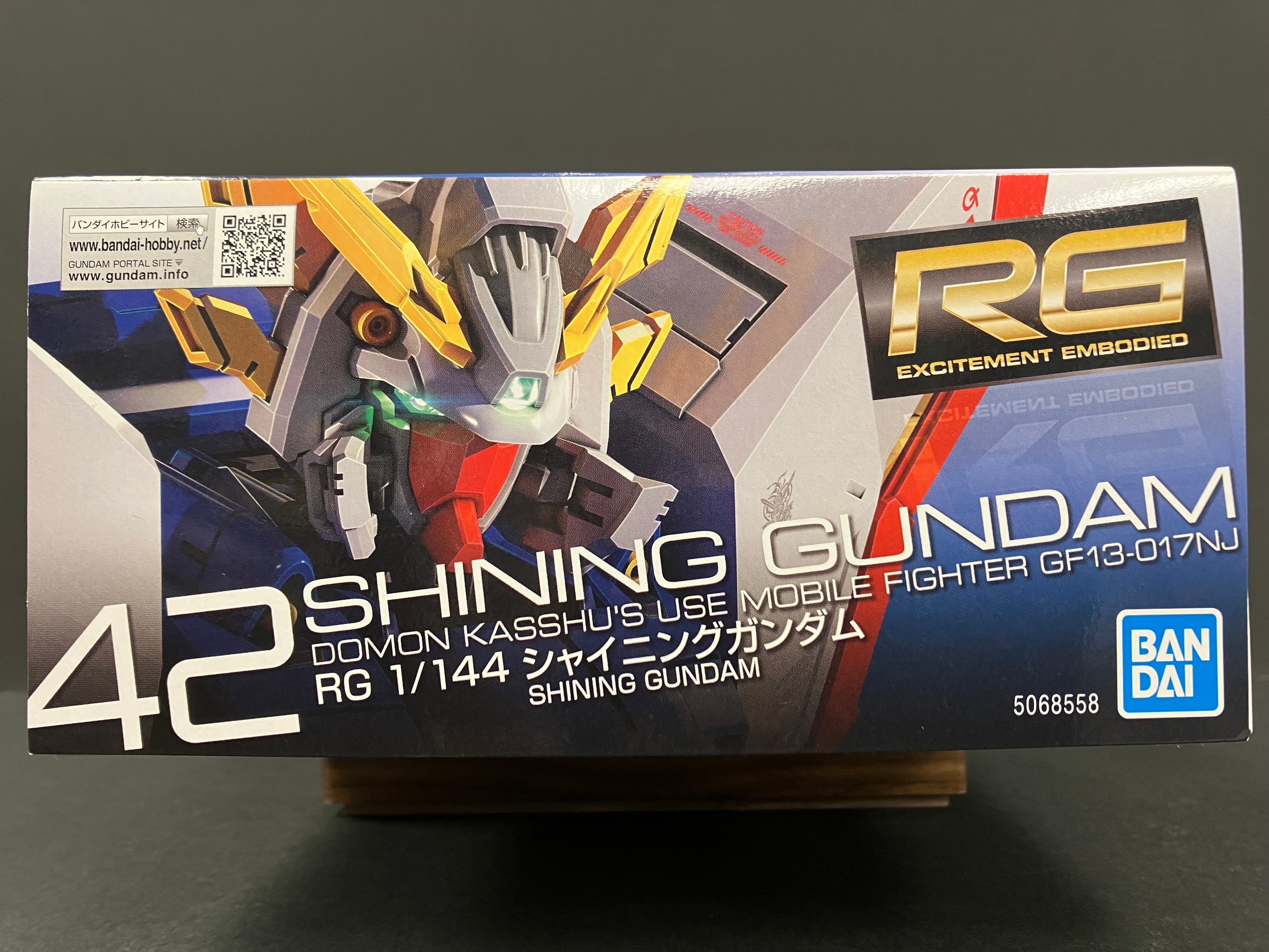 RG 1/144 No. 42 Shining Gundam Domon Kasshu's Use Mobile Suit Fighter GF13-017NJ [閃光高達]