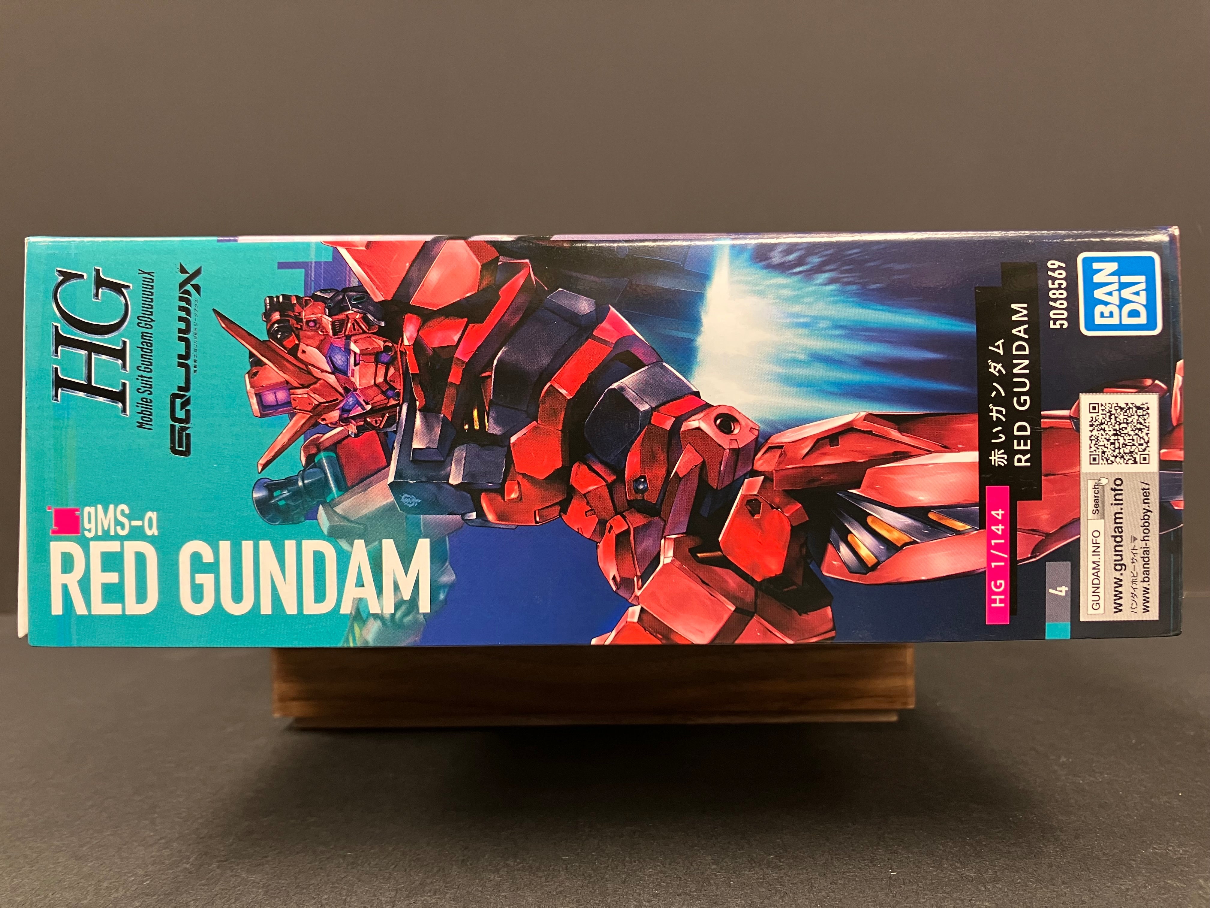 HGGQ 1/144 No. 04 gMS-α Red Gundam