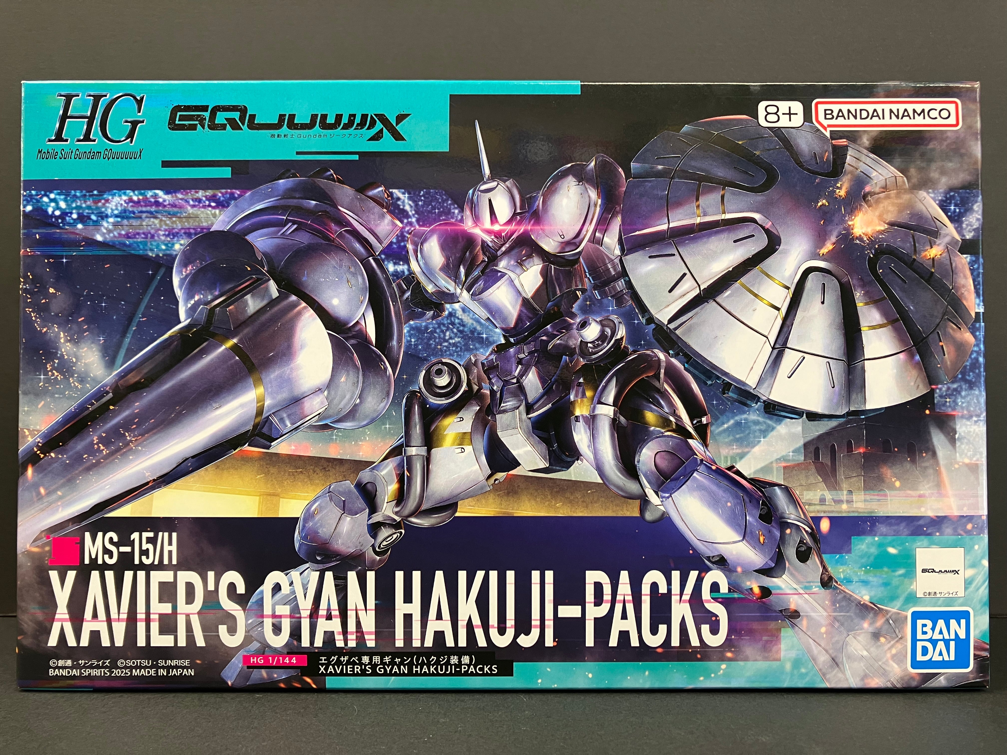 HGGQ 1/144 No. 07 MS-15/H Xavier's Gyan Hakuji-Packs