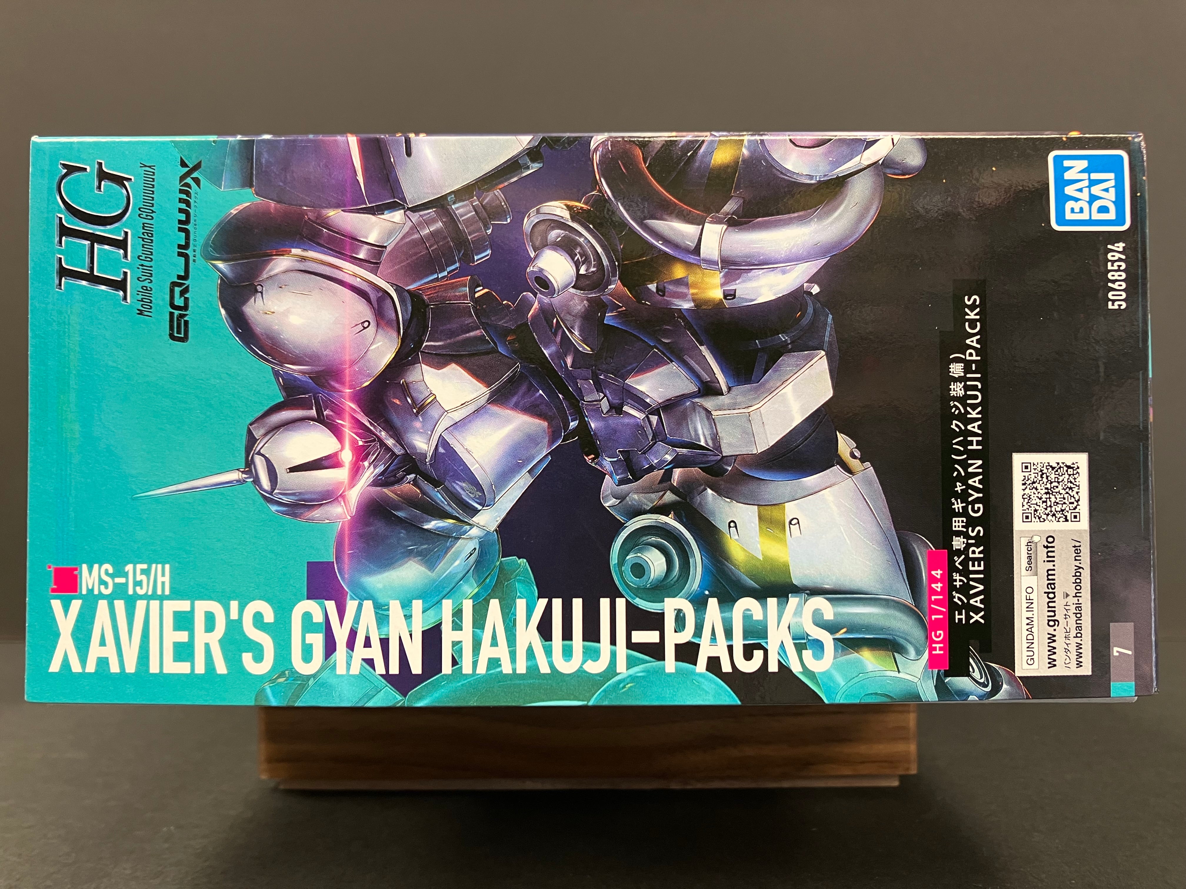 HGGQ 1/144 No. 07 MS-15/H Xavier's Gyan Hakuji-Packs