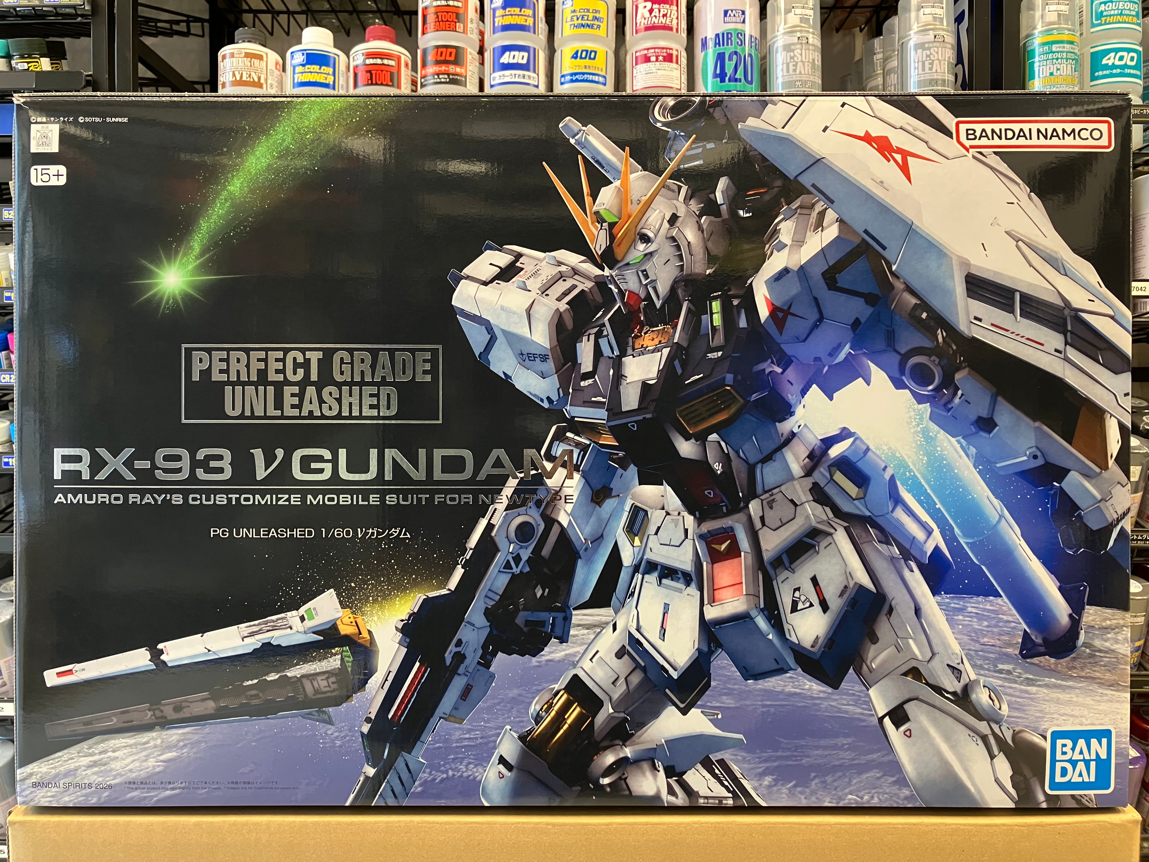 PG 1/60 Unleashed RX-93 V (Nu) Gundam Amuro Ray's Customize Mobile Suit for Newtype [𝜈 高達]