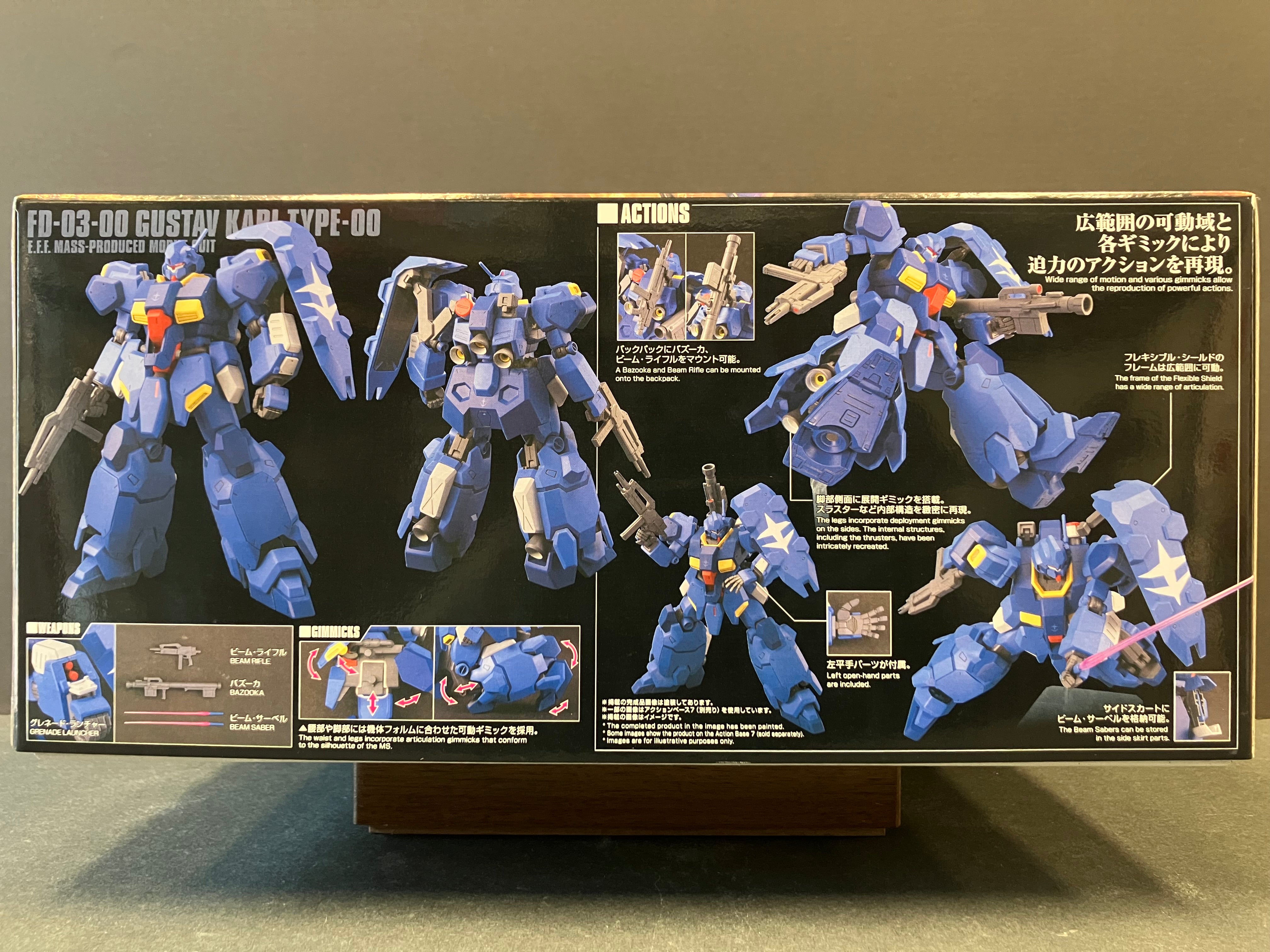 HGUC 1/144 No. 264 FD-03-00 Gustav Karl Type-00 E.F.F. Mass-Produced Mobile Suit [機動戰士高達 閃光之凱薩衛 瑟茜的魔女 ~ 古斯塔夫·卡爾 00 型]