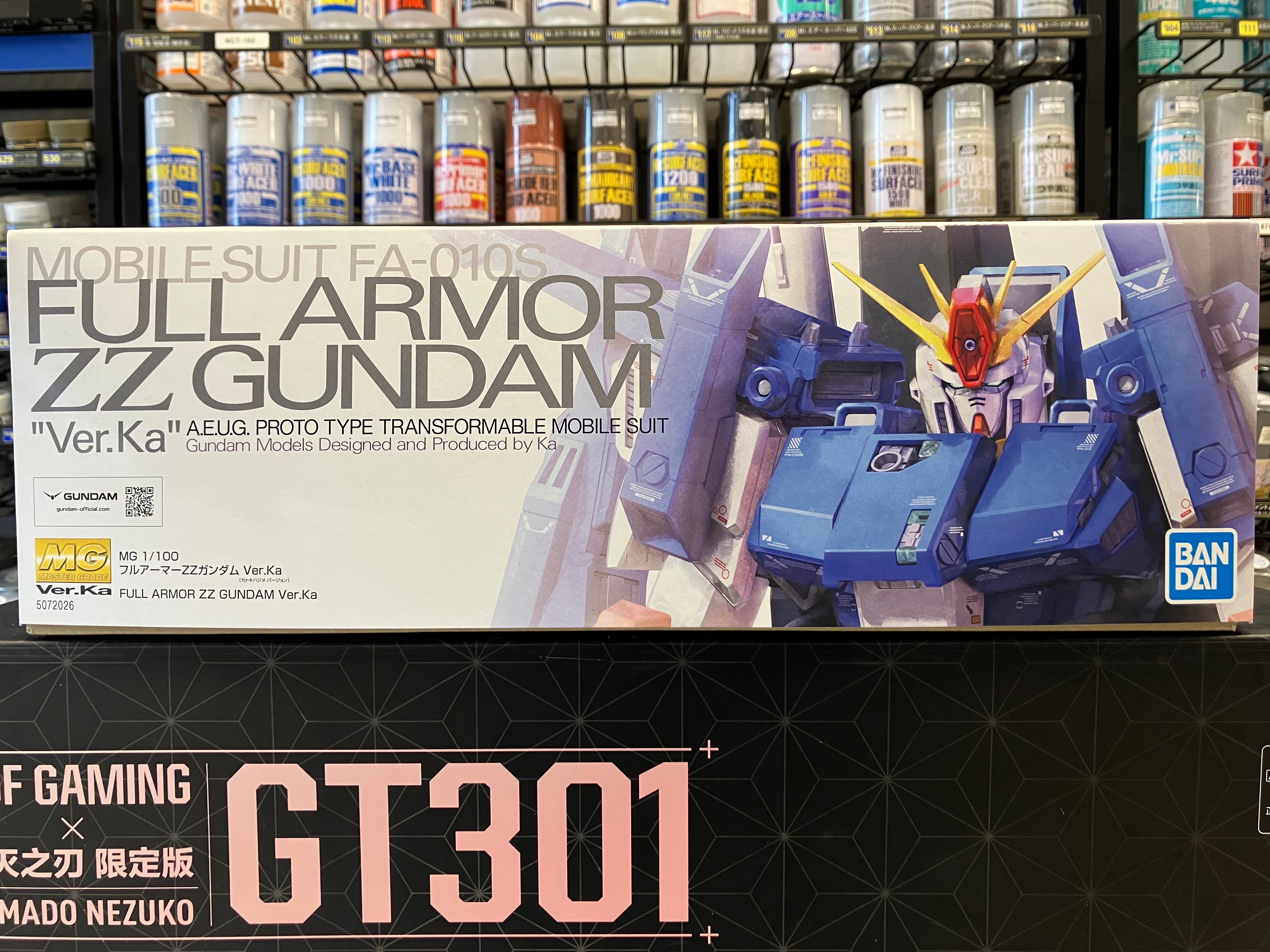 MG 1/100 Mobile Suit FA-010S Full Armor ZZ Gundam A.E.U.G. Proto Type Transformable Mobile Suit Version Ka [全裝甲 ZZ 高達 Ver. Ka]