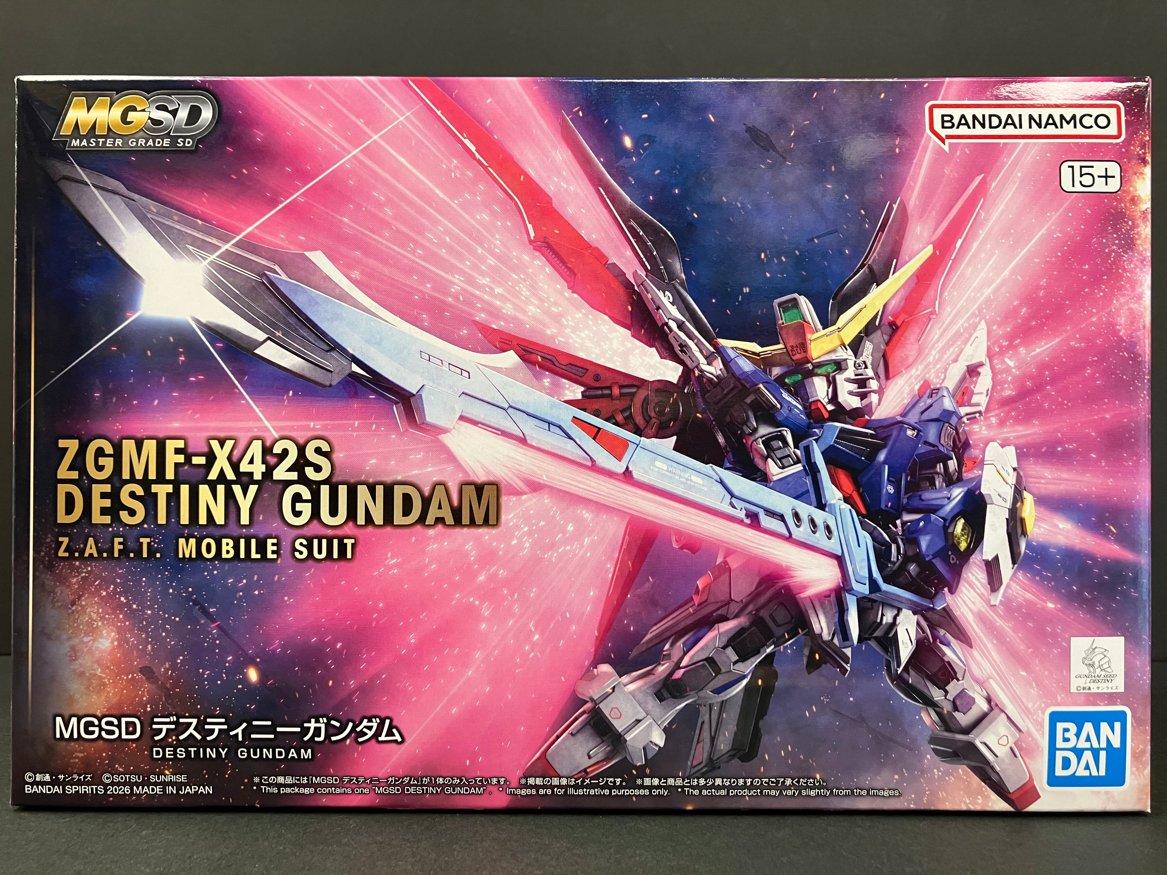 MGSD ZGMF-X42S Destiny Gundam Z.A.F.T. Mobile Suit  [命運高達] ~ Mobile Suit Gundam Seed Destiny