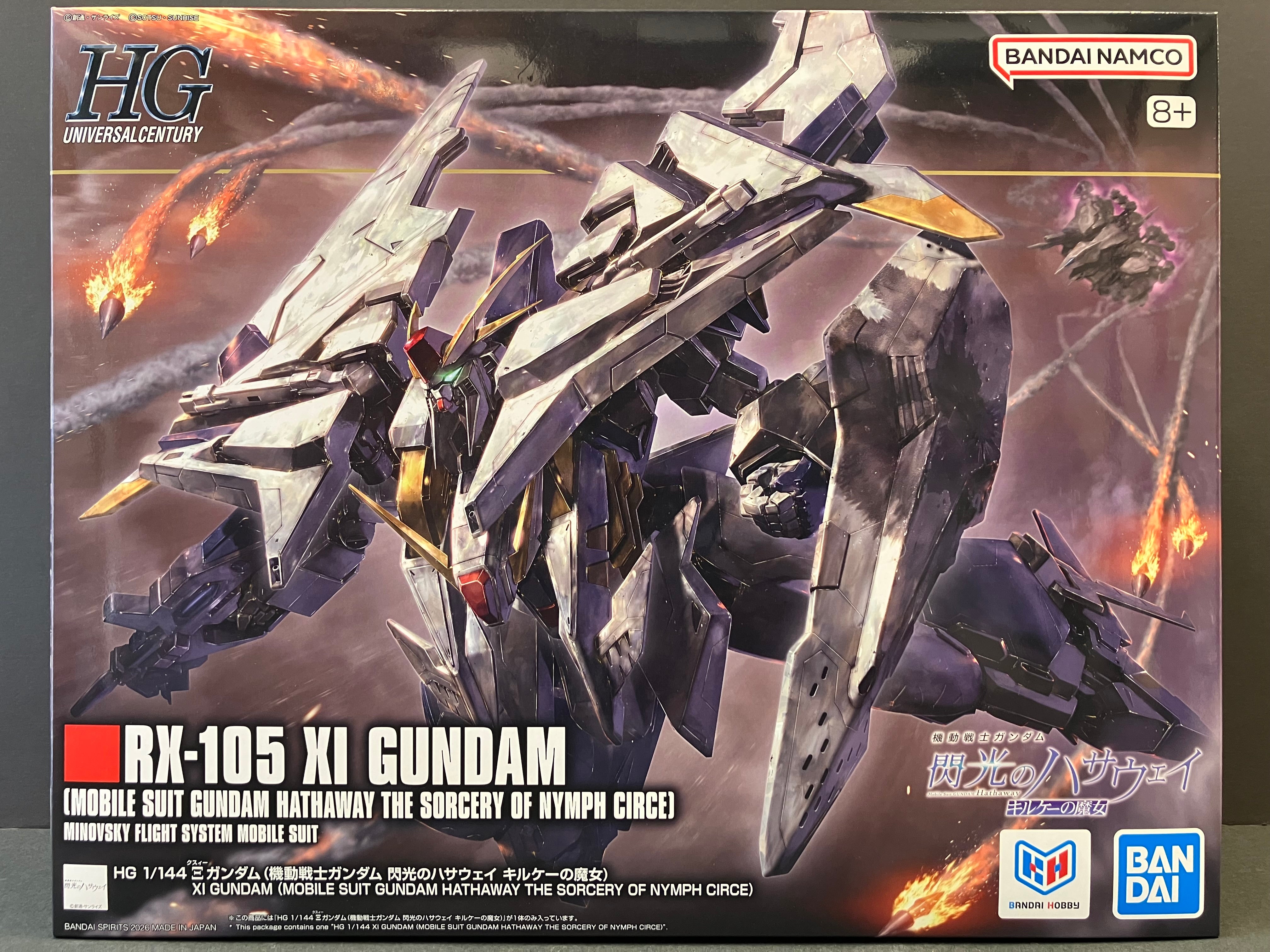 HGUC 1/144 No. 266 RX-105 Xi Gundam (Mobile Suit Gundam Hathaway The Sorcery of Nymph Circe) Minovsky Flight System Mobile Suit [機動戰士高達 閃光之凱薩衛 瑟茜的魔女 ~ Ξ高達]