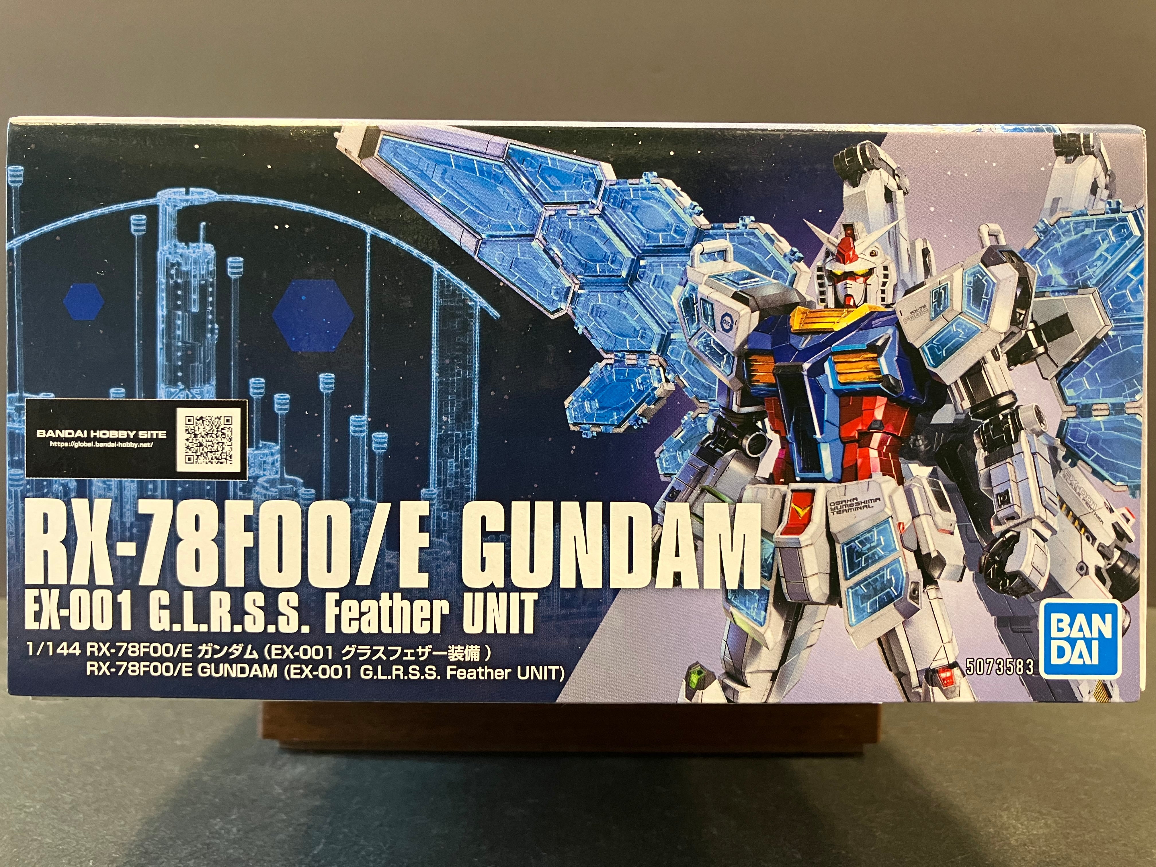 HGUC 1/144 RX-78F00/E Gundam (EX-001 G.L.R.S.S. Feather Unit) ~ Year 2025 Japan International Exposition Osaka-Kansai Expo Version - Gundam Next Future Pavilion [2025年日本國際博覽會 大阪-關西 Expo 版本]