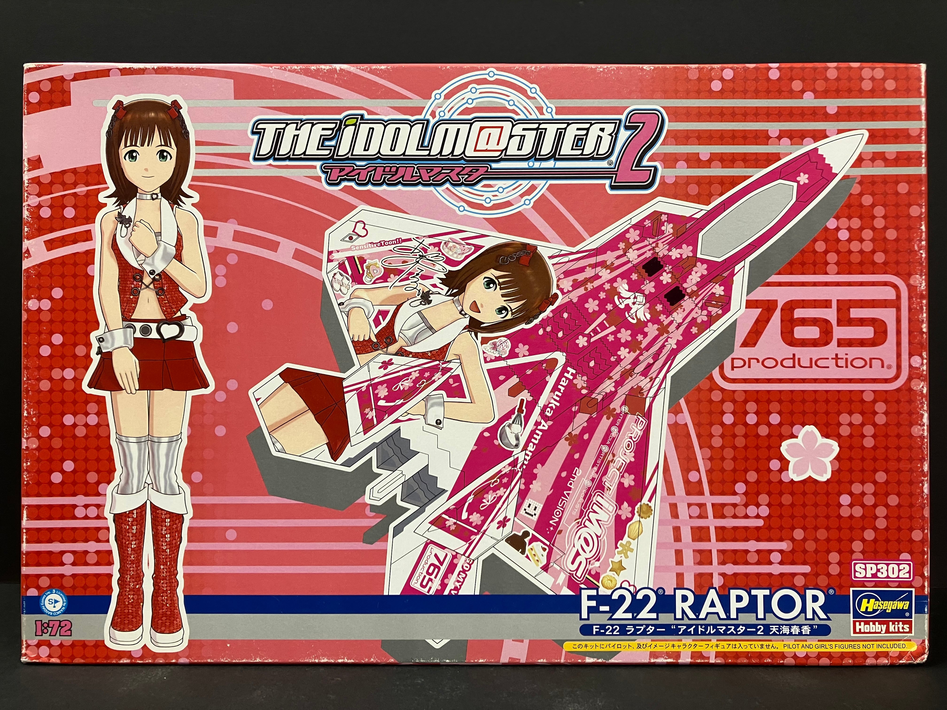 The Idol Master 2 Series No. SP302 1/72 Scale Lockheed Martin F-22 Raptor 痛機 [F-22 ラプター “アイドルマスター2 天海春香”]