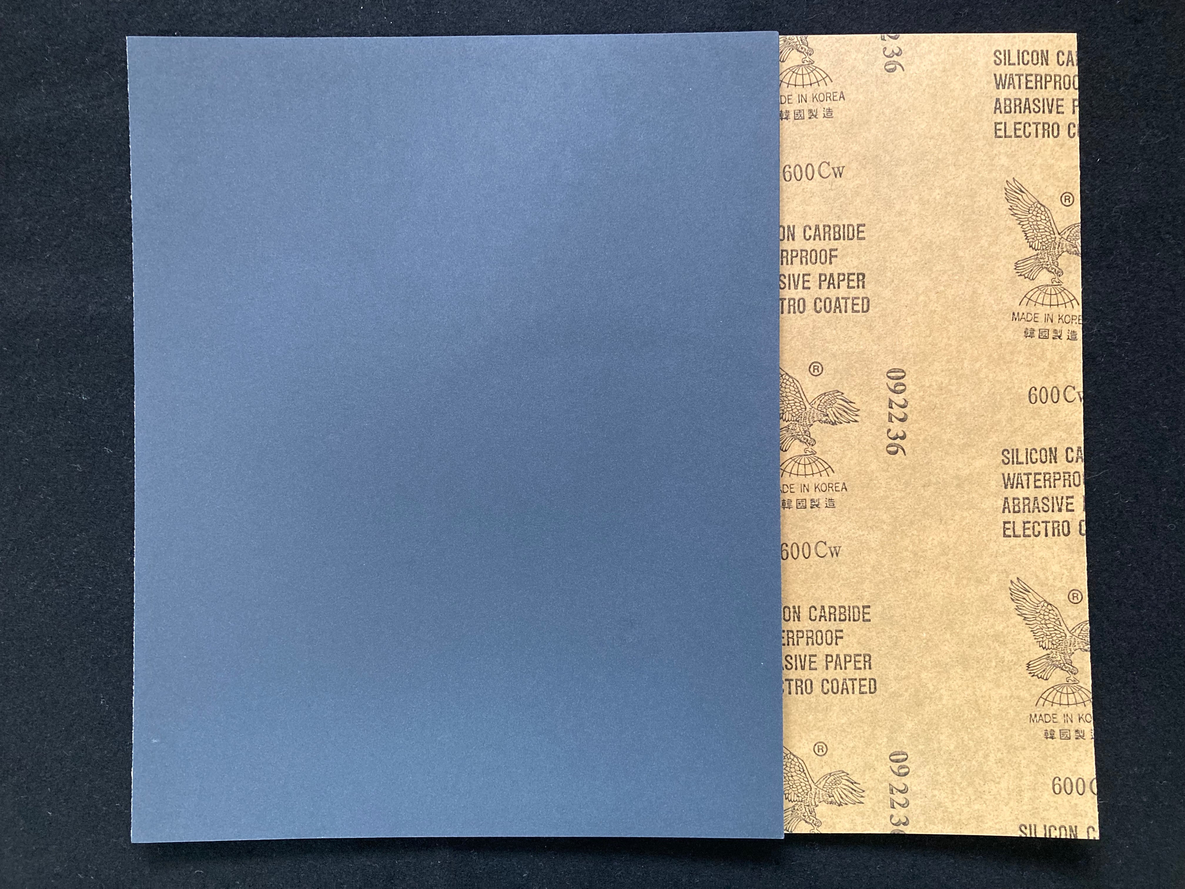 Silicon Carbide Waterproof Abrasive Paper #600 [碳化矽打磨水砂紙]