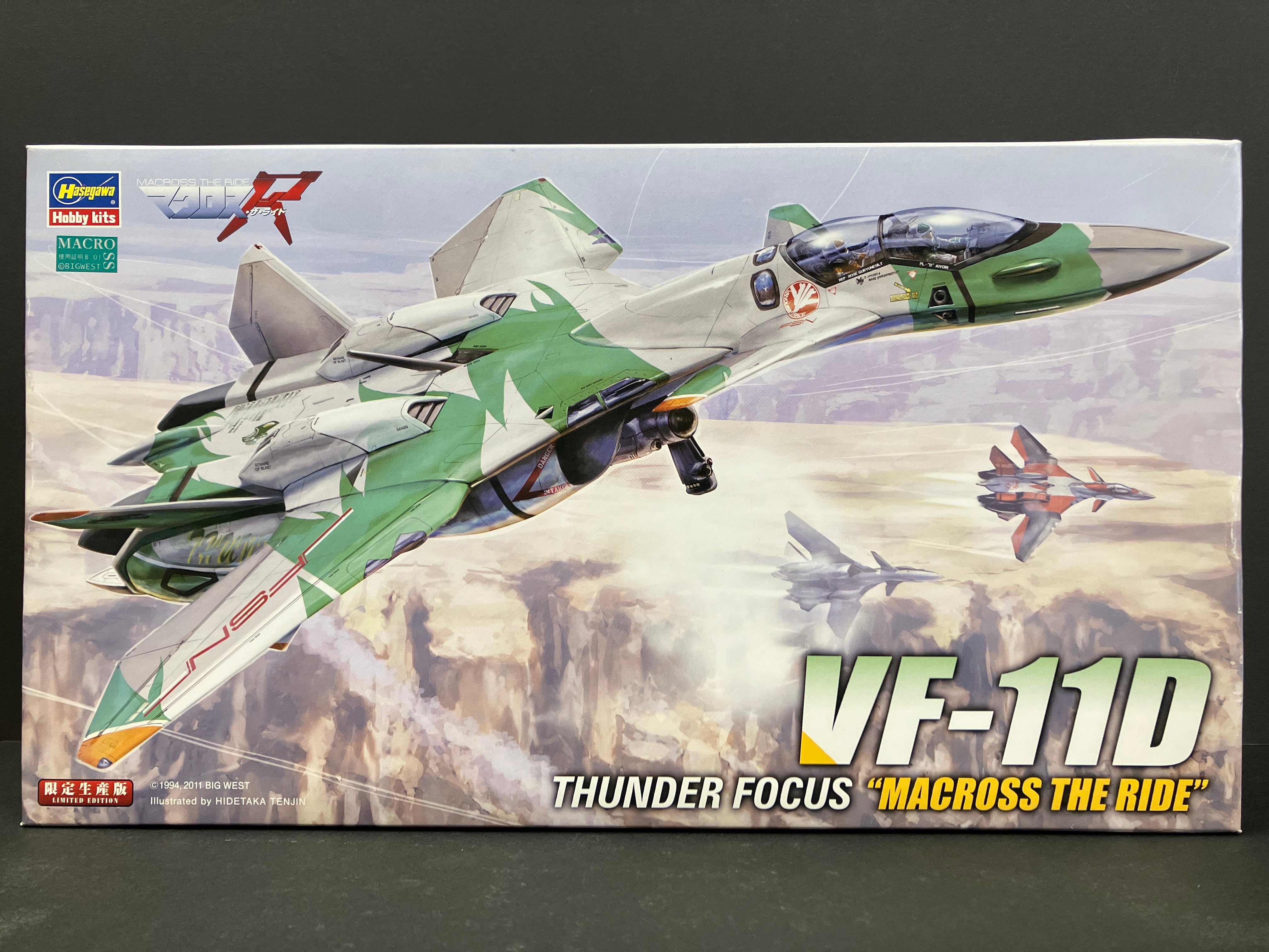 MacCross The Ride Series 1/72 Scale VF-11D Thunder Focus [VF-11D サンダーフォーカス“マクロス・ザ・ライド”] (Limited Edition)