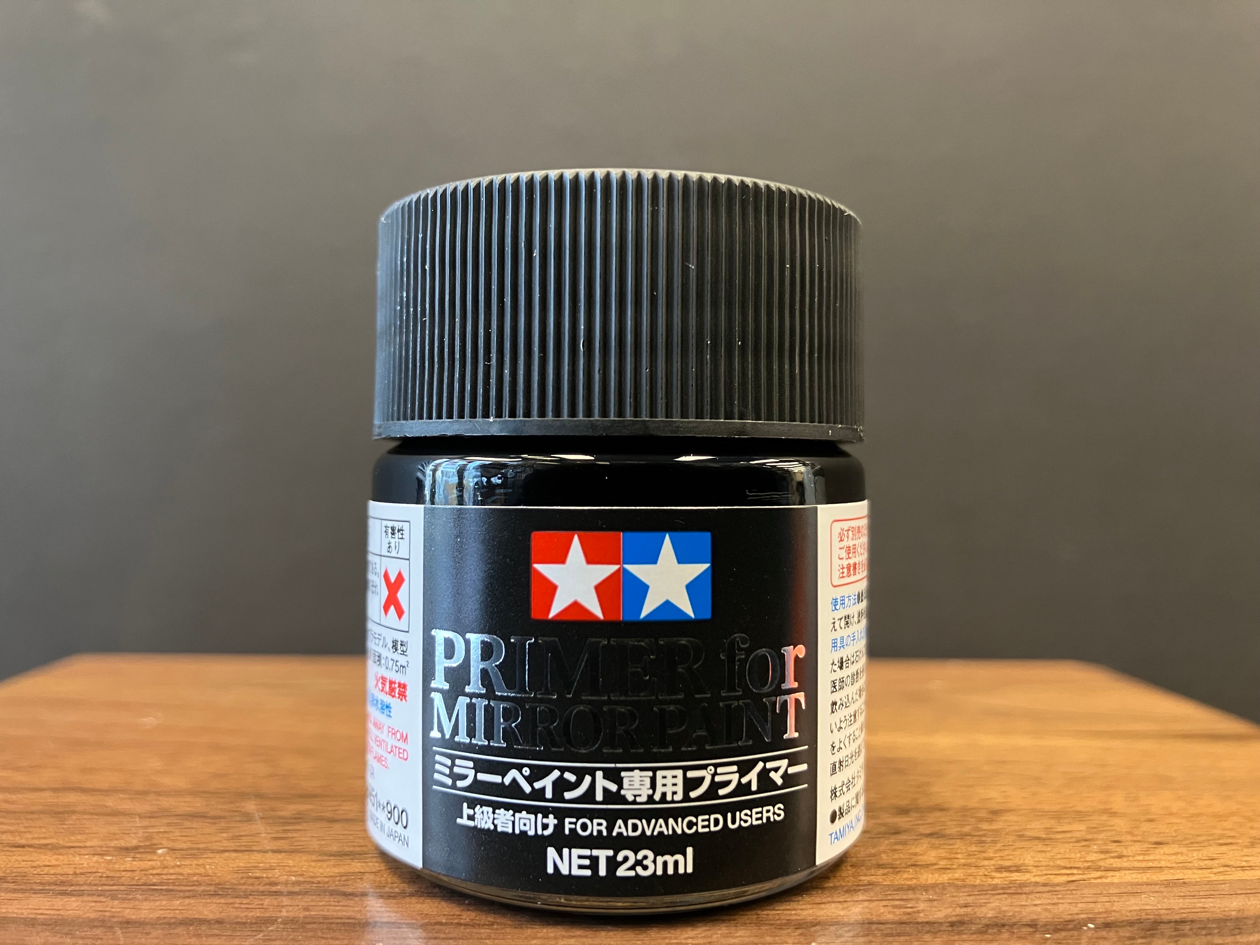 Primer for Mirror Paint [田宮鏡面漆/電鍍油漆專用亮黑底漆] (23 ml) 69951