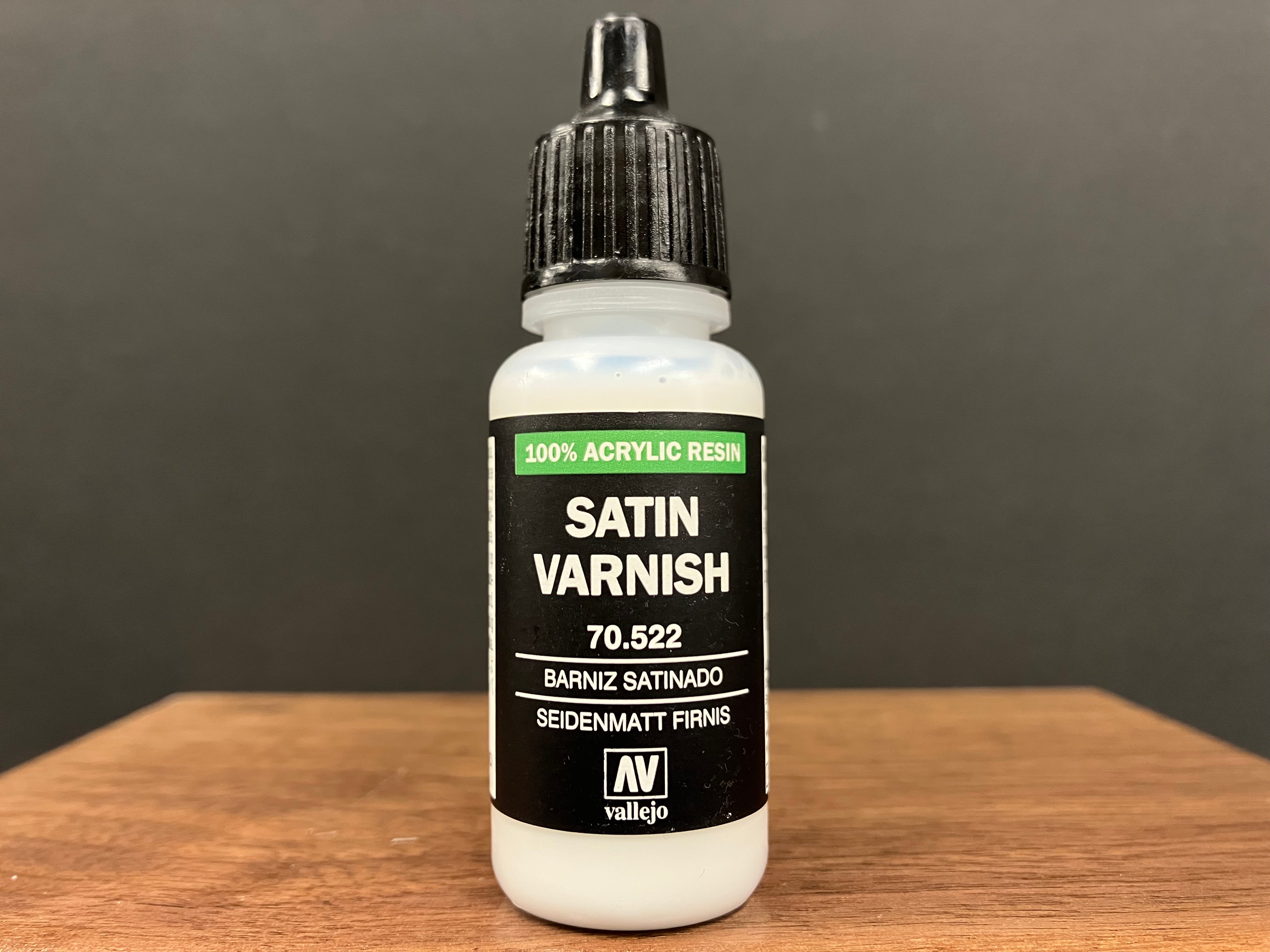 Auxiliary Products: Satin Acrylic Varnish [水性透明保護漆 - 半光澤透明]