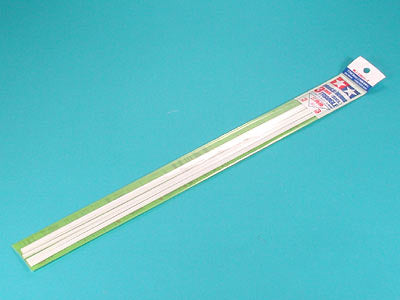 3 mm Triangle Plastic Beams 40 cm 8 pcs. [聚苯乙烯樹脂塑膠三角棒 - 8 件裝] No. 70117