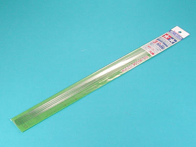 3 mm Round Clear Soft Plastic Beams 40 cm 5 pcs. [聚苯乙烯樹脂軟質塑膠透明丸/圓形棒 - 5 件裝] No. 70159