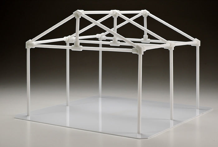 3 mm Pipe Plastic Beams 40 cm 6 pcs. [聚苯乙烯樹脂塑膠空心圓形棒/管 - 6 件裝] No. 70219