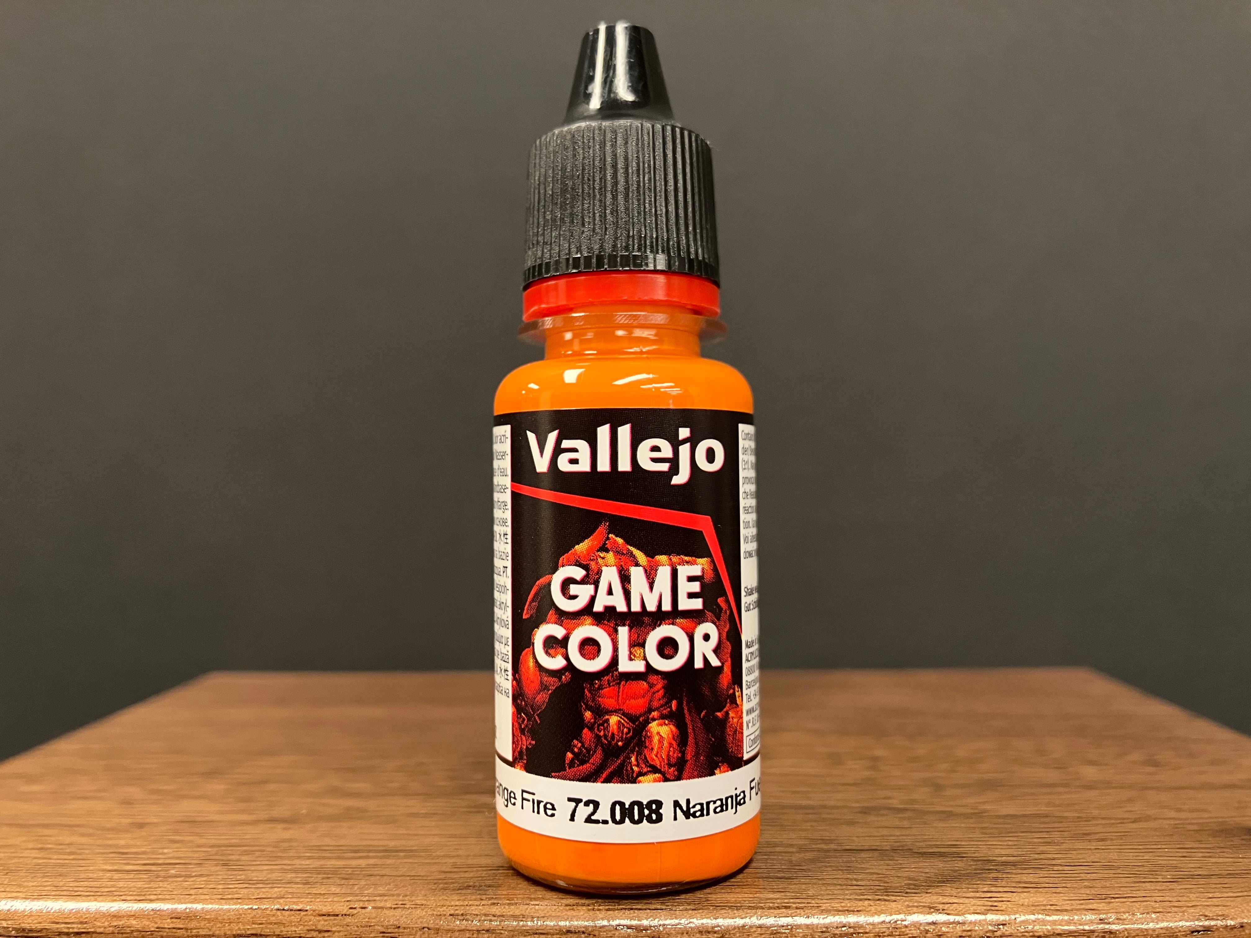 Game Color - New Range: Orange Fire