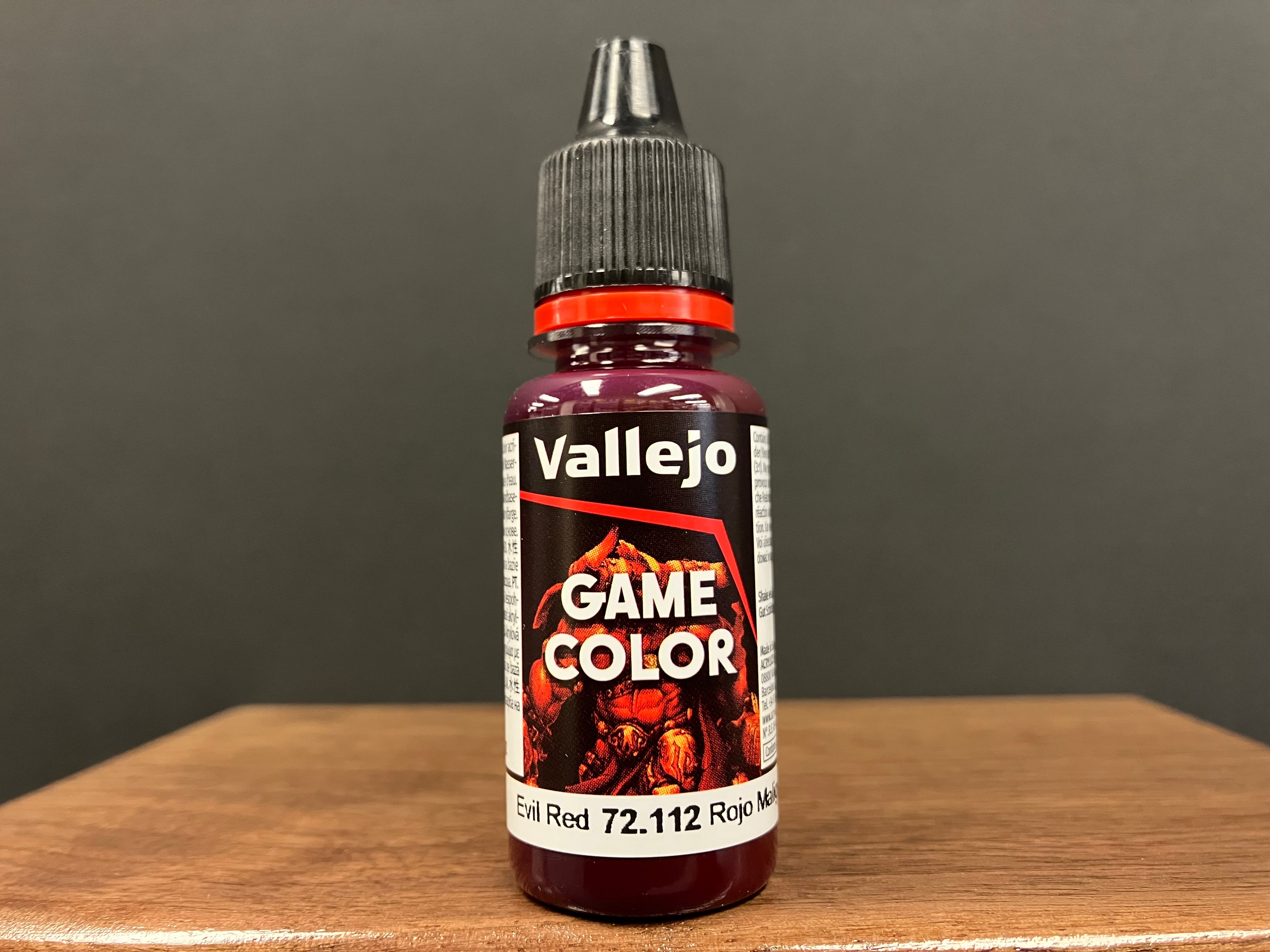 Game Color - New Range: Evil Red