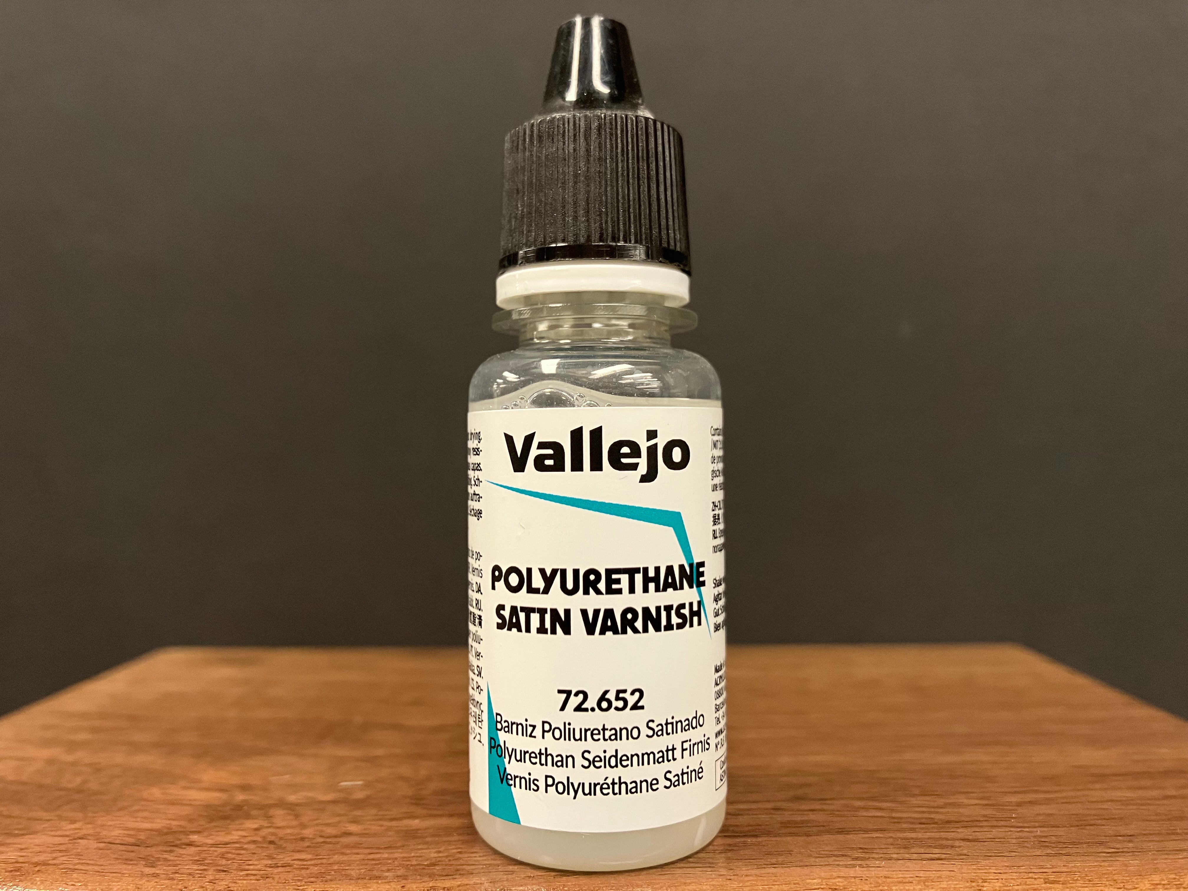 Auxiliary Products: Satin Polyurethane Varnish [水性聚氨酯透明保護漆 ~ 防刮/抗UV - 半光澤透明]