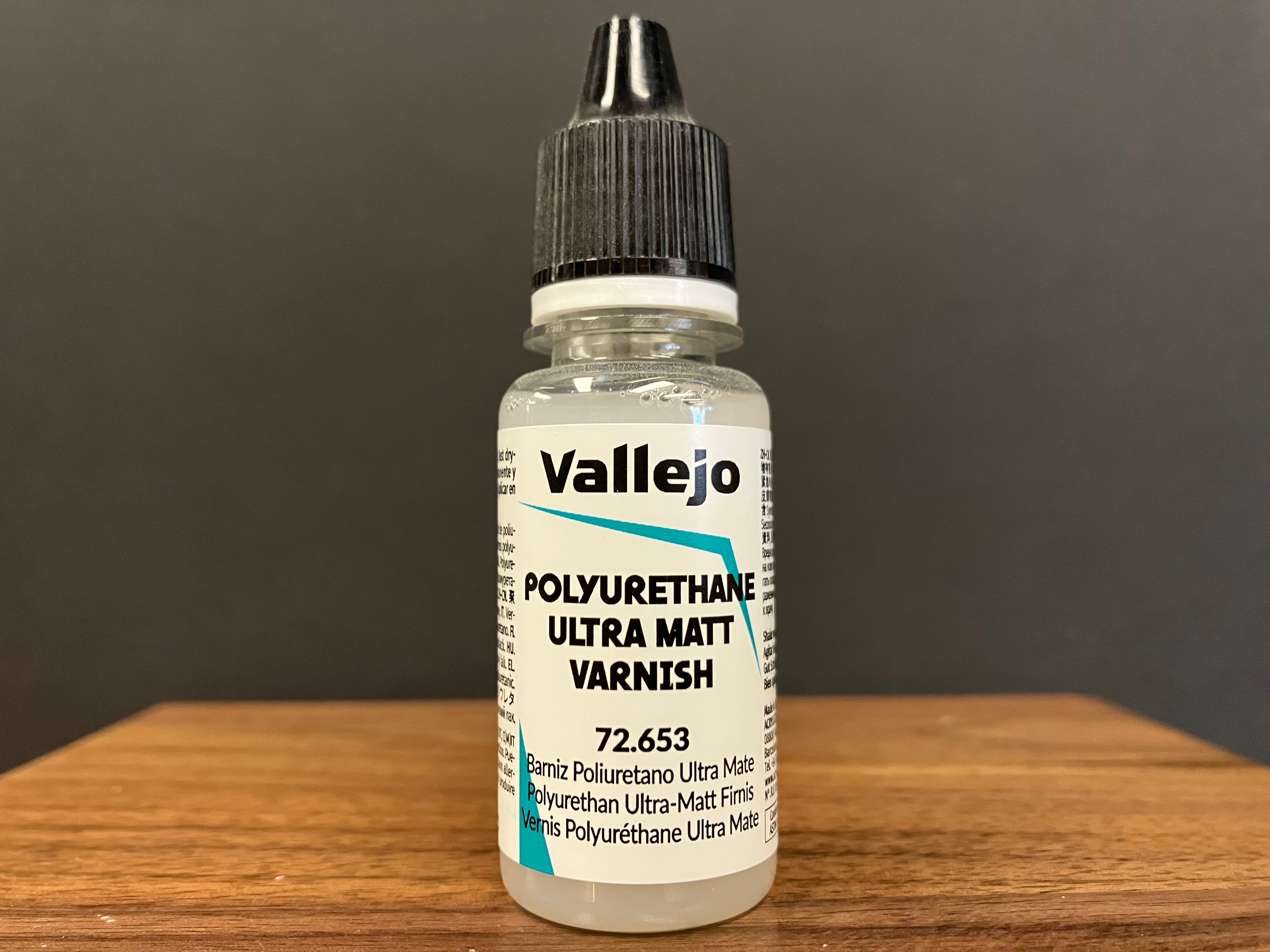 Auxiliary Products: Ultra Matt Polyurethane Varnish [水性聚氨酯透明保護漆 ~ 防刮/抗UV - 超級消光透明]