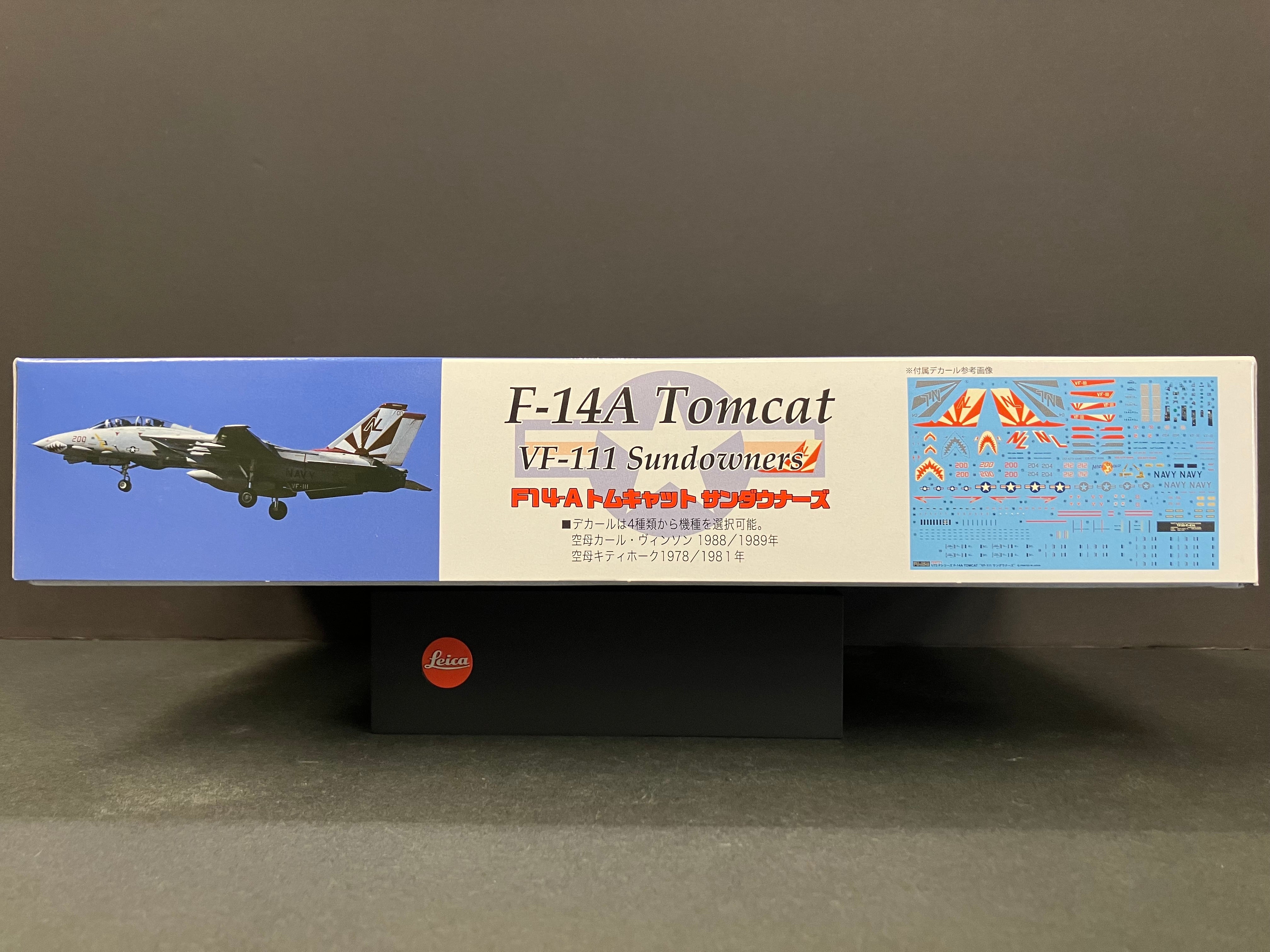 No. F-1 1/72 Scale F-14A Tomcat VF-111 Sun Downers “︁Fighter Squadron 111”︁ United States Navy