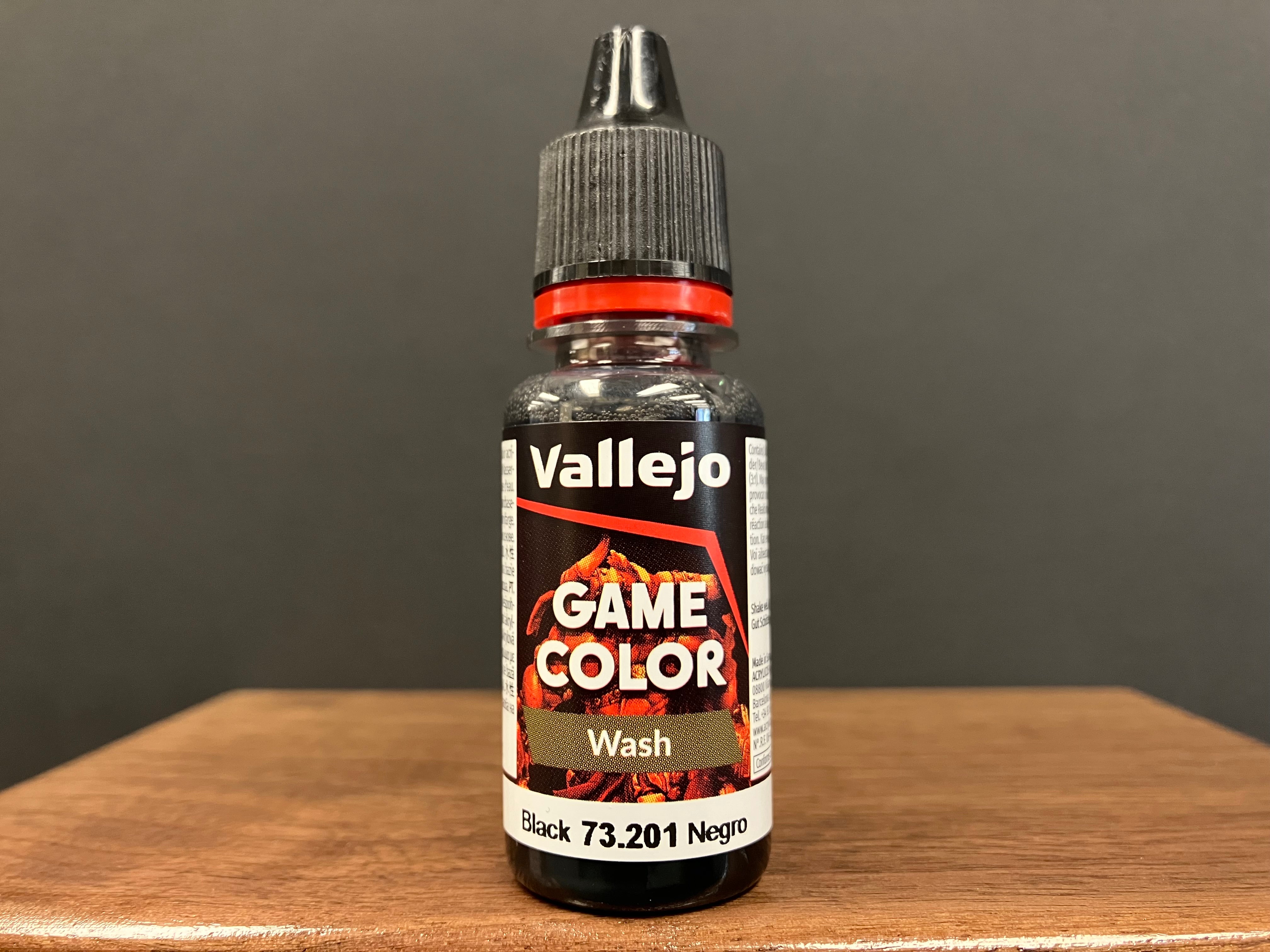 Game Color - New Range: Black (Wash)