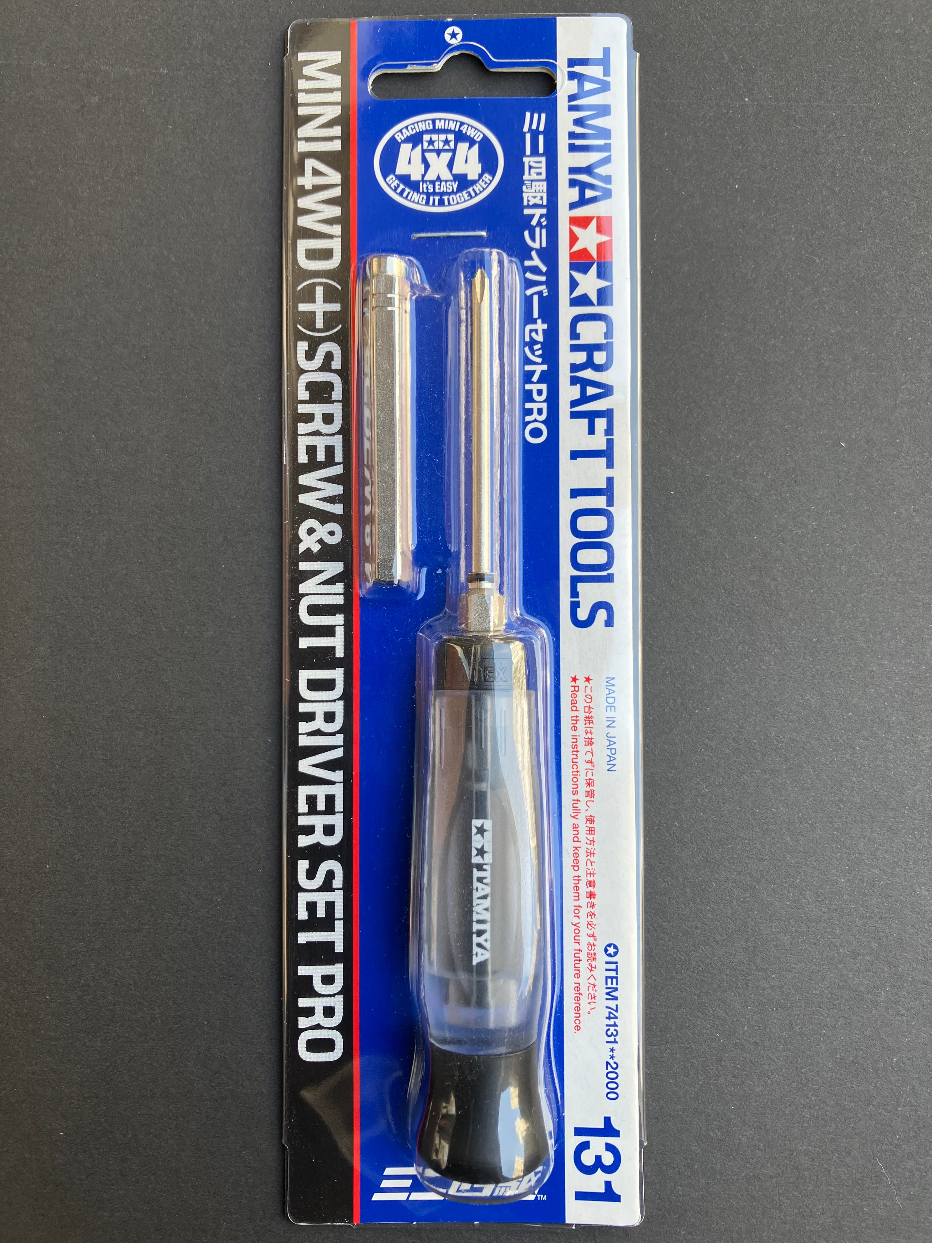 Mini 4WD (+) Screw & Nut Driver Set Pro