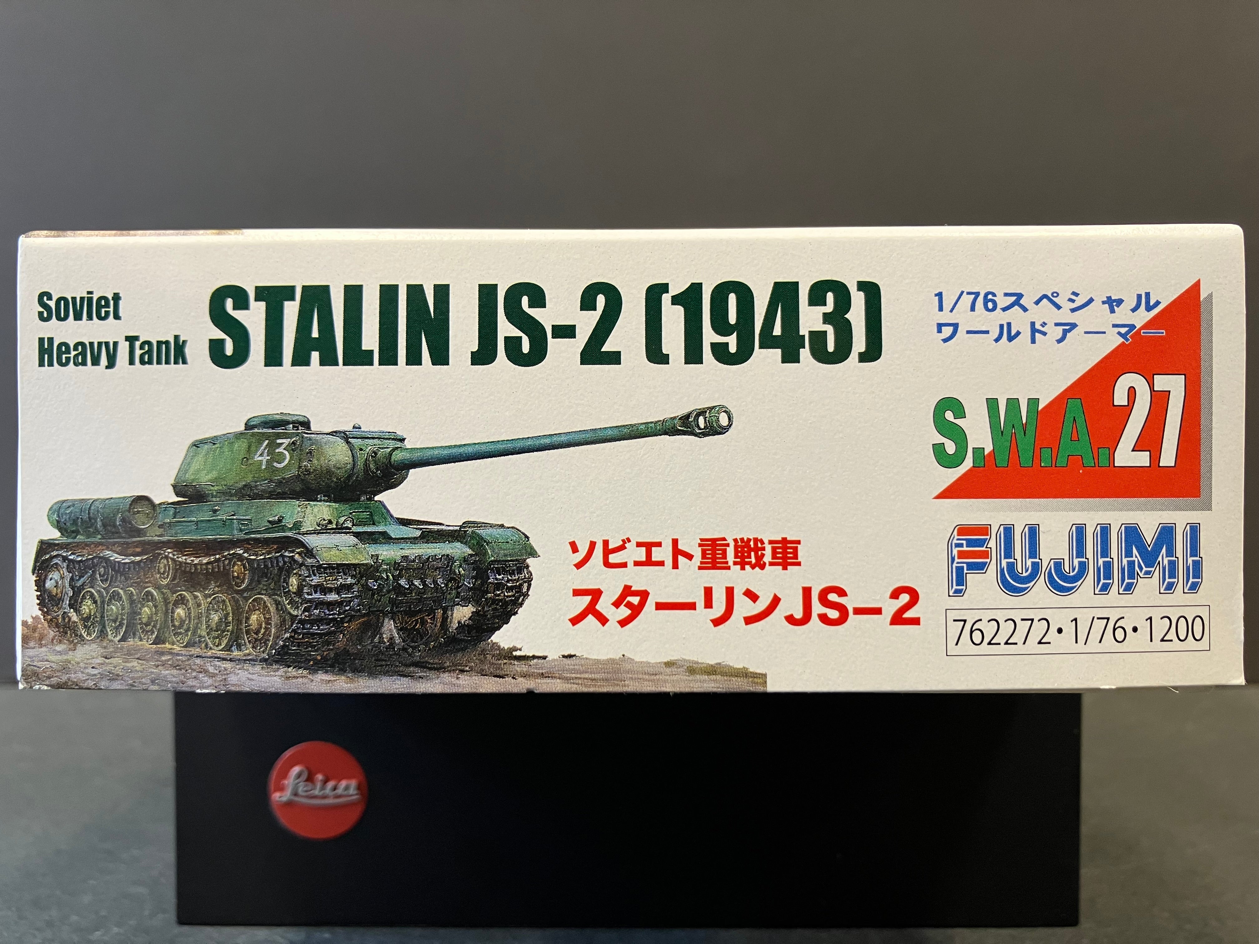 No. SWA-27 Special World Armor Series 1/76 Scale Soviet Heavy Tank Stalin JS-2 ИС-2 (Year 1943 Version) [蘇聯約瑟夫·史太林2型重型坦克 IS-2 (1943年版本)]