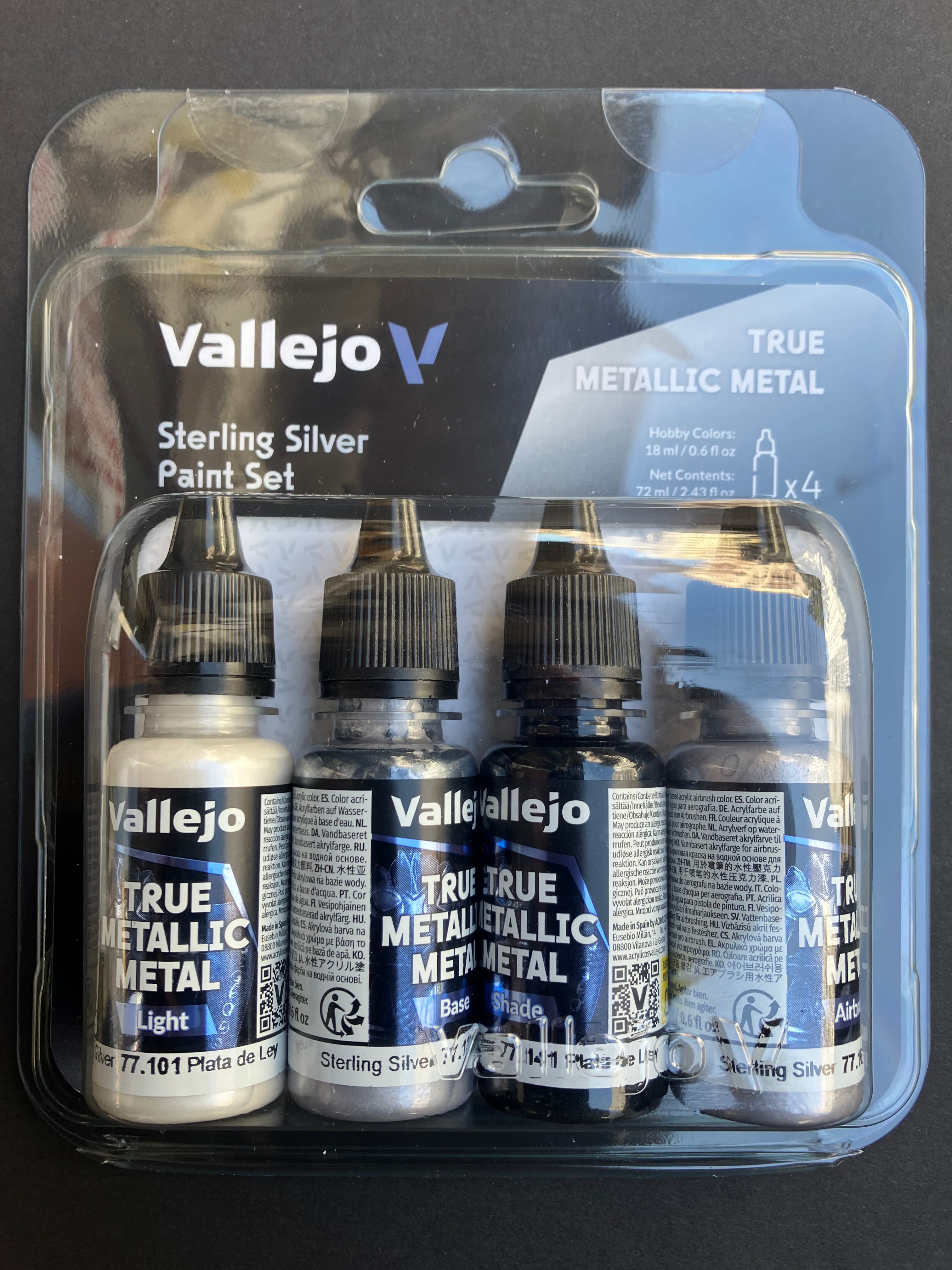 True Metallic Metal - Sterling Silver Paint Set [紋/純銀色套裝]