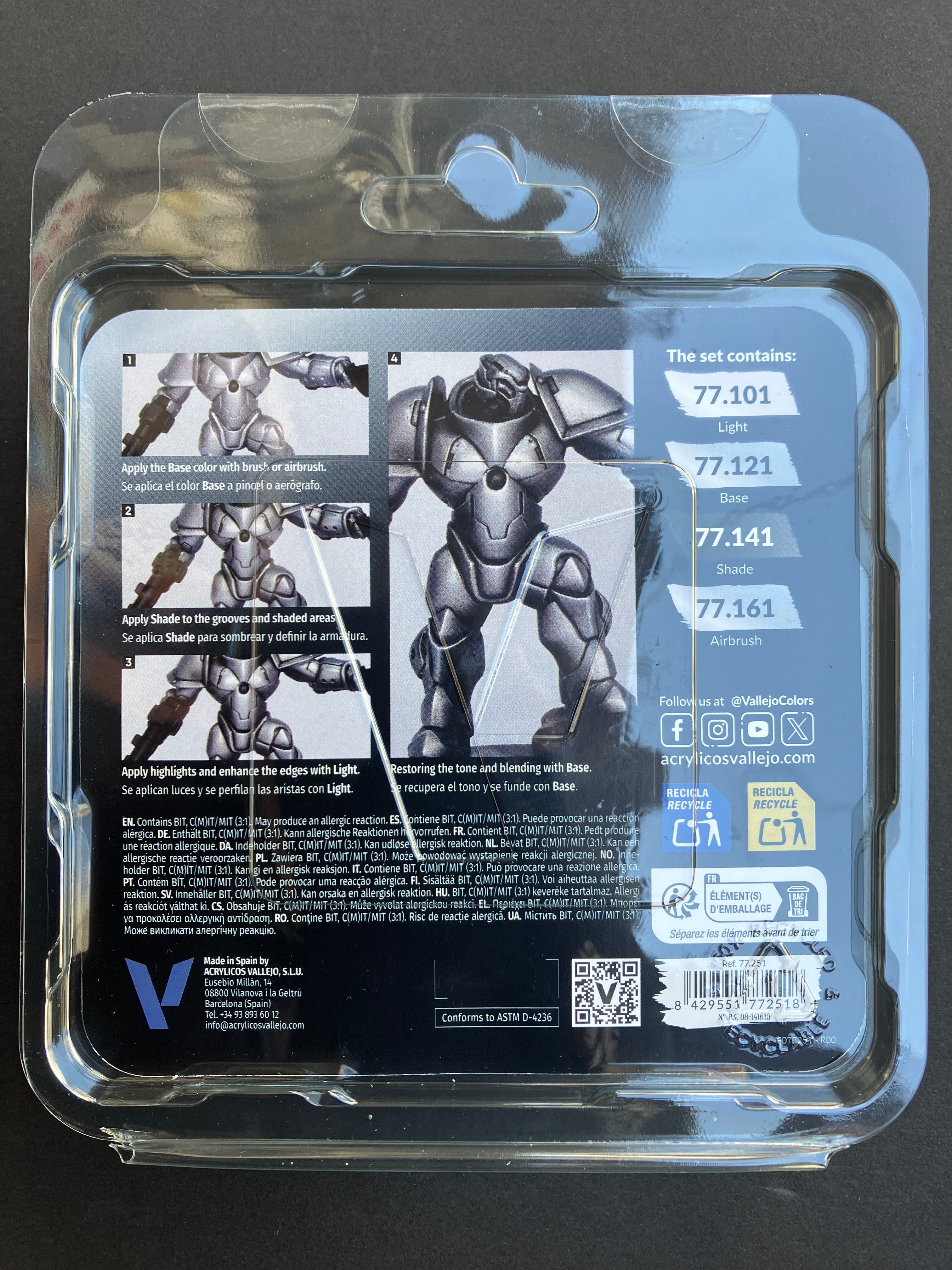 True Metallic Metal - Sterling Silver Paint Set [紋/純銀色套裝]