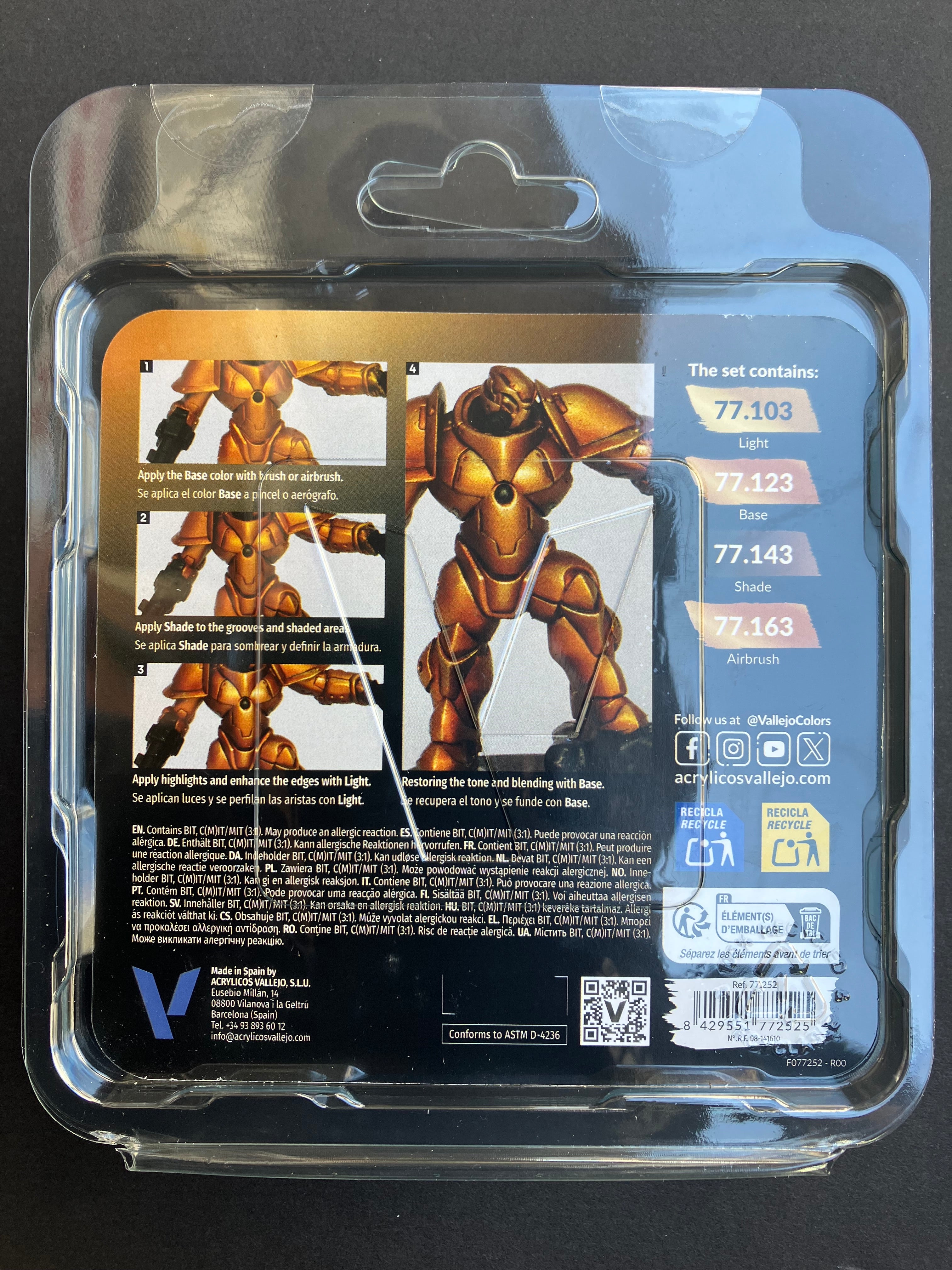 True Metallic Metal - Imperial Gold Paint Set [御皇金色套裝]