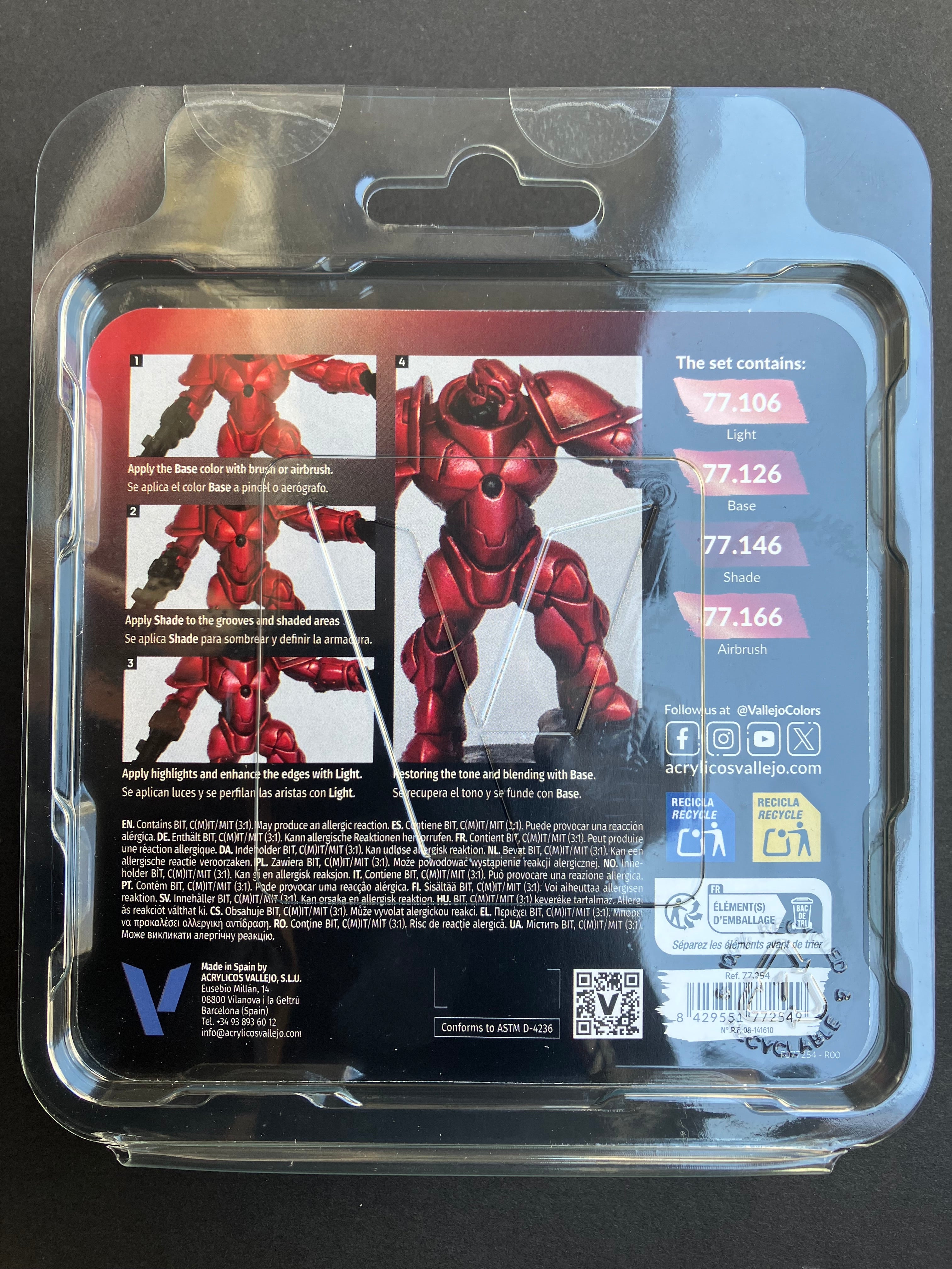 True Metallic Metal - Ruby Red Paint Set [紅寶石色套裝]