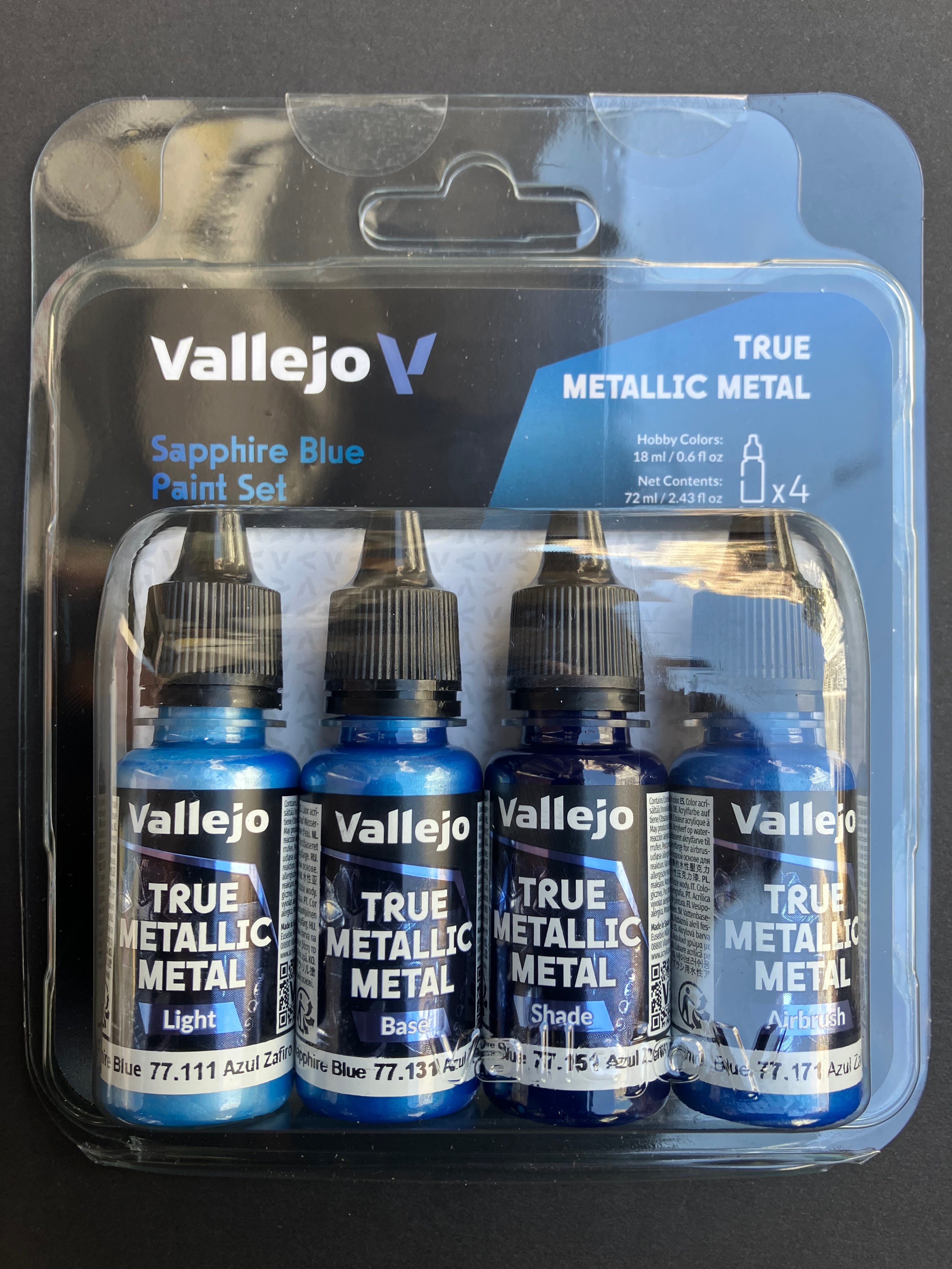 True Metallic Metal - Sapphire Blue Paint Set [藍寶石藍色套裝]
