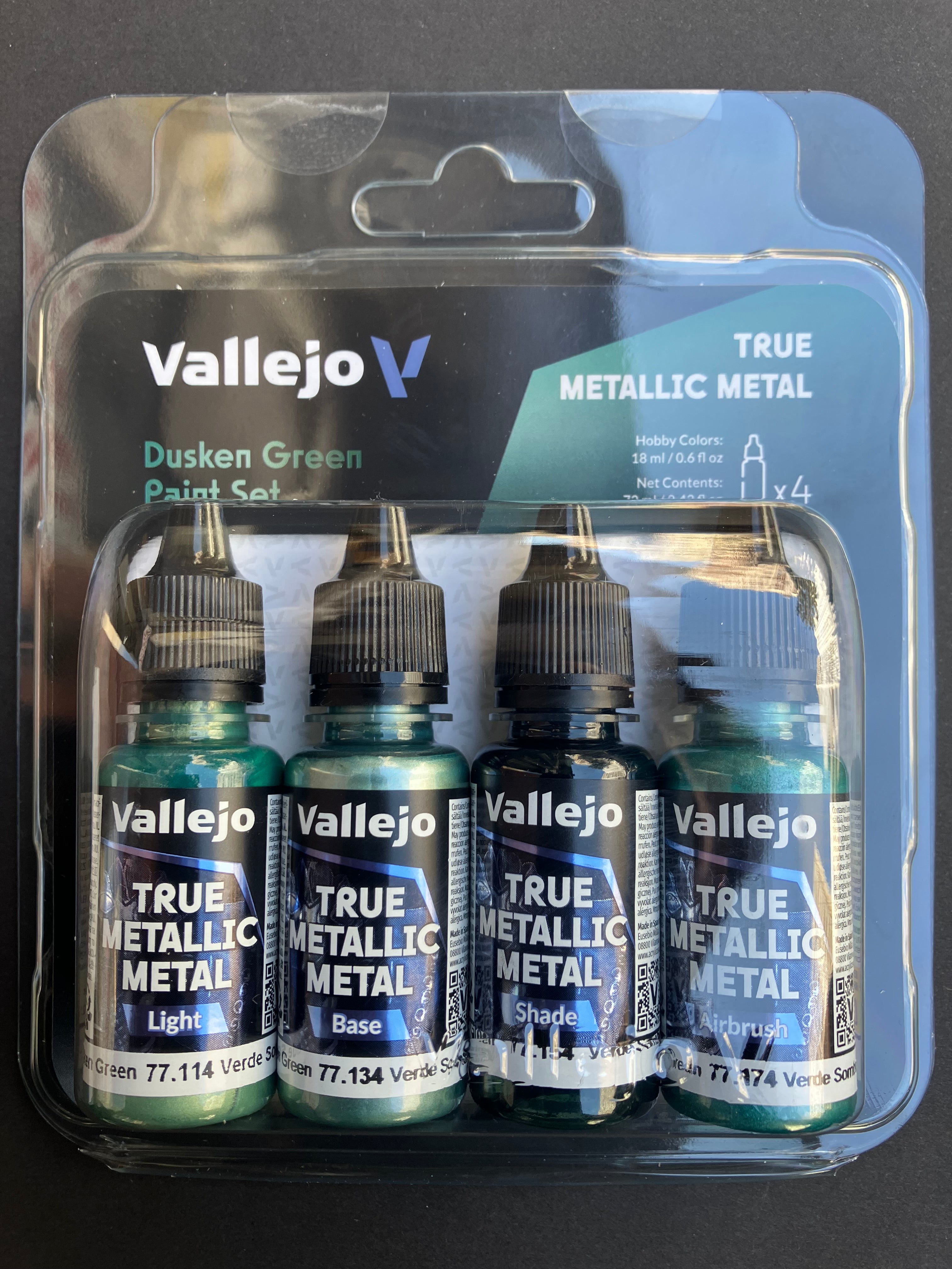 True Metallic Metal - Dusken Green Paint Set [暗墨綠色套裝]