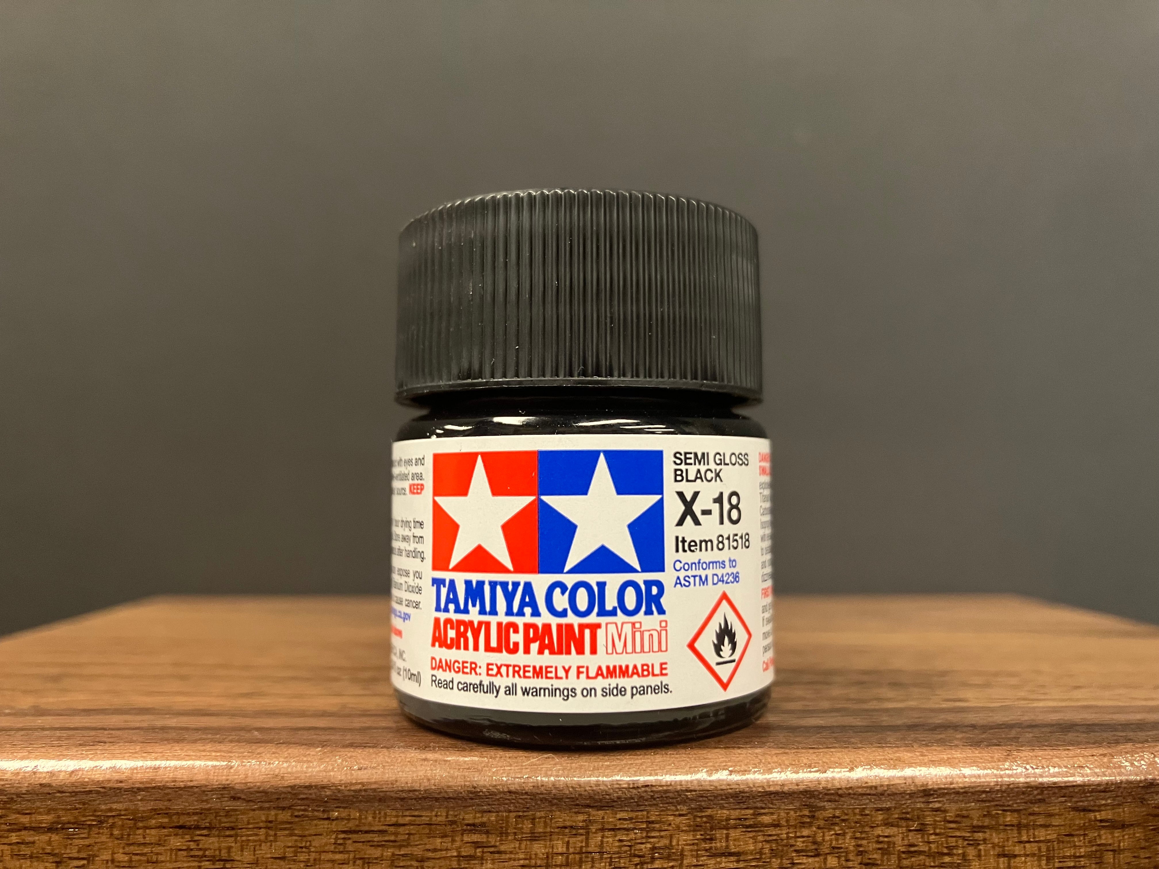 Semi Gloss Black X-18