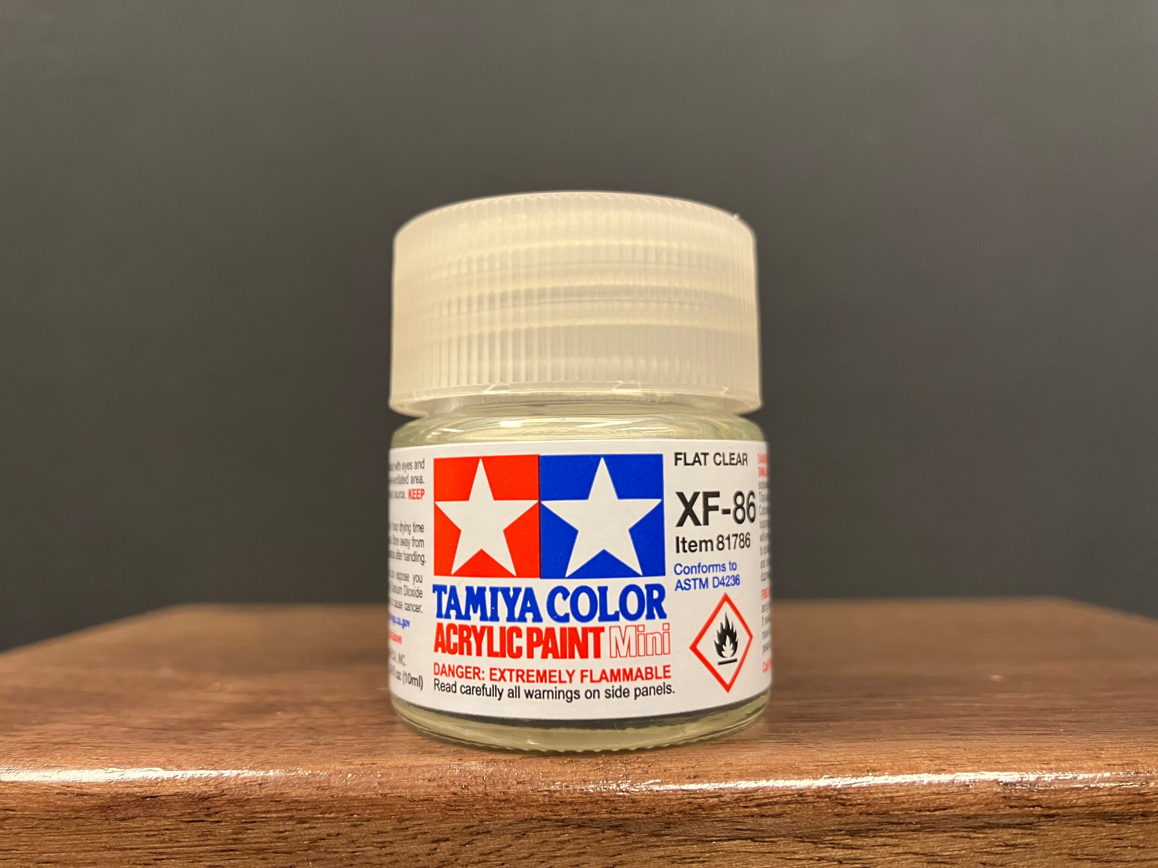 Matt Transparent Flat Clear XF-86