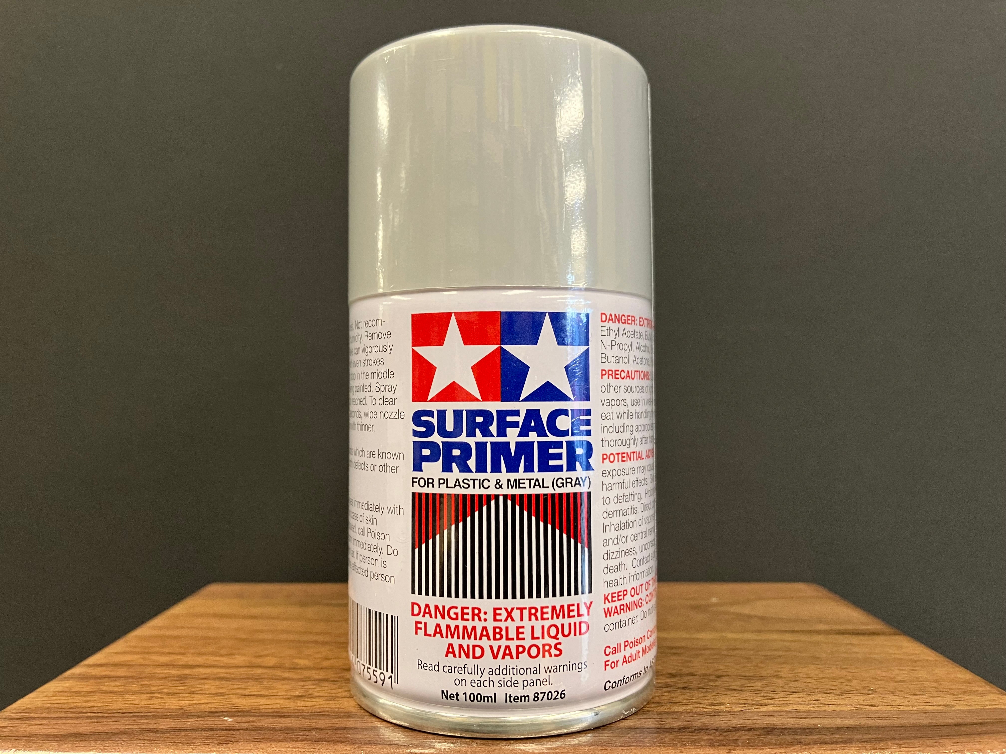 Surface Primer for Plastic & Metal (Gray) 100 ml