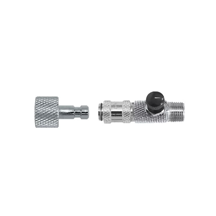 Streamline Quick Disconnect Set with Air Control Valve 1/8" BSP (S) [噴筆波子快插/拆·公/乸連氣流控制閥]