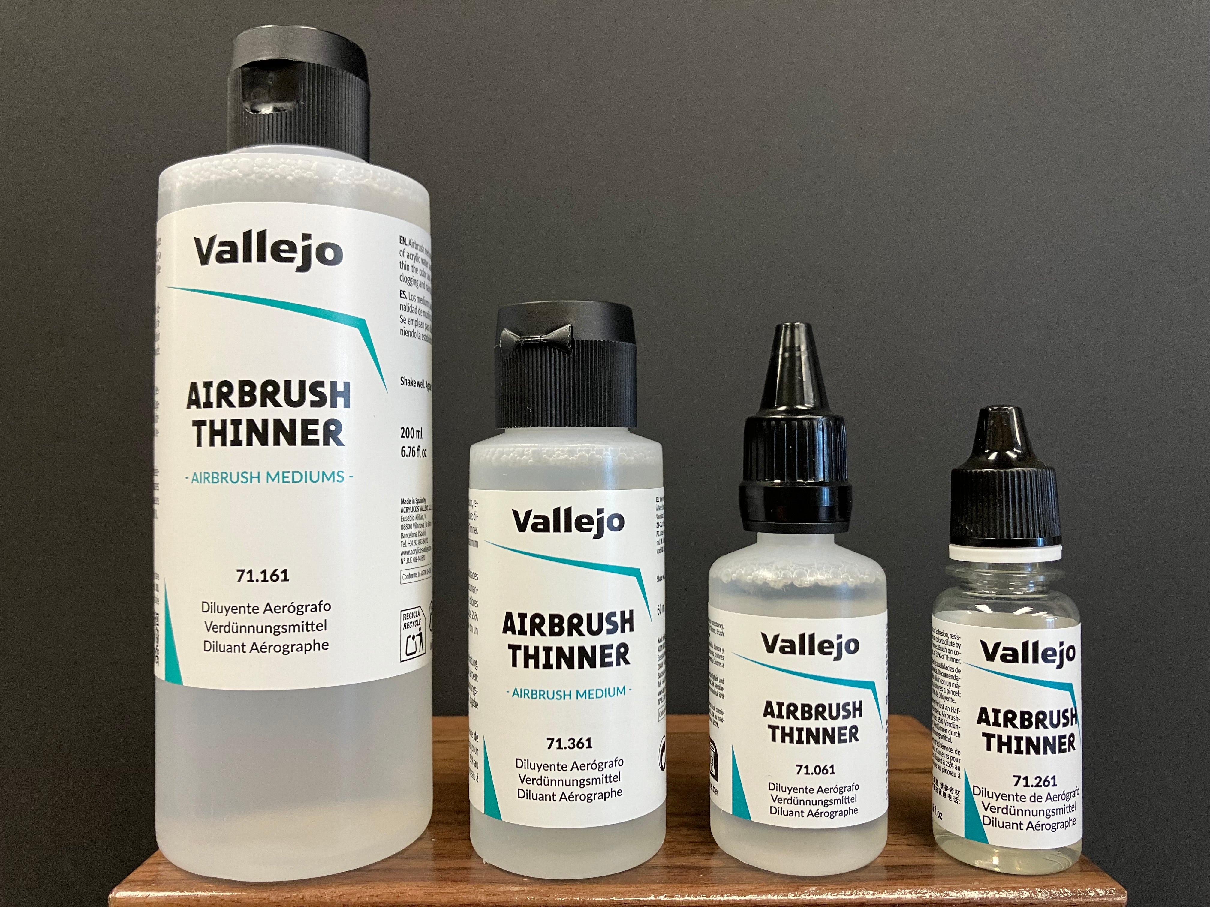 Auxiliary Products: Airbrush Thinner [噴塗溶劑 稀釋劑 稀釋液]