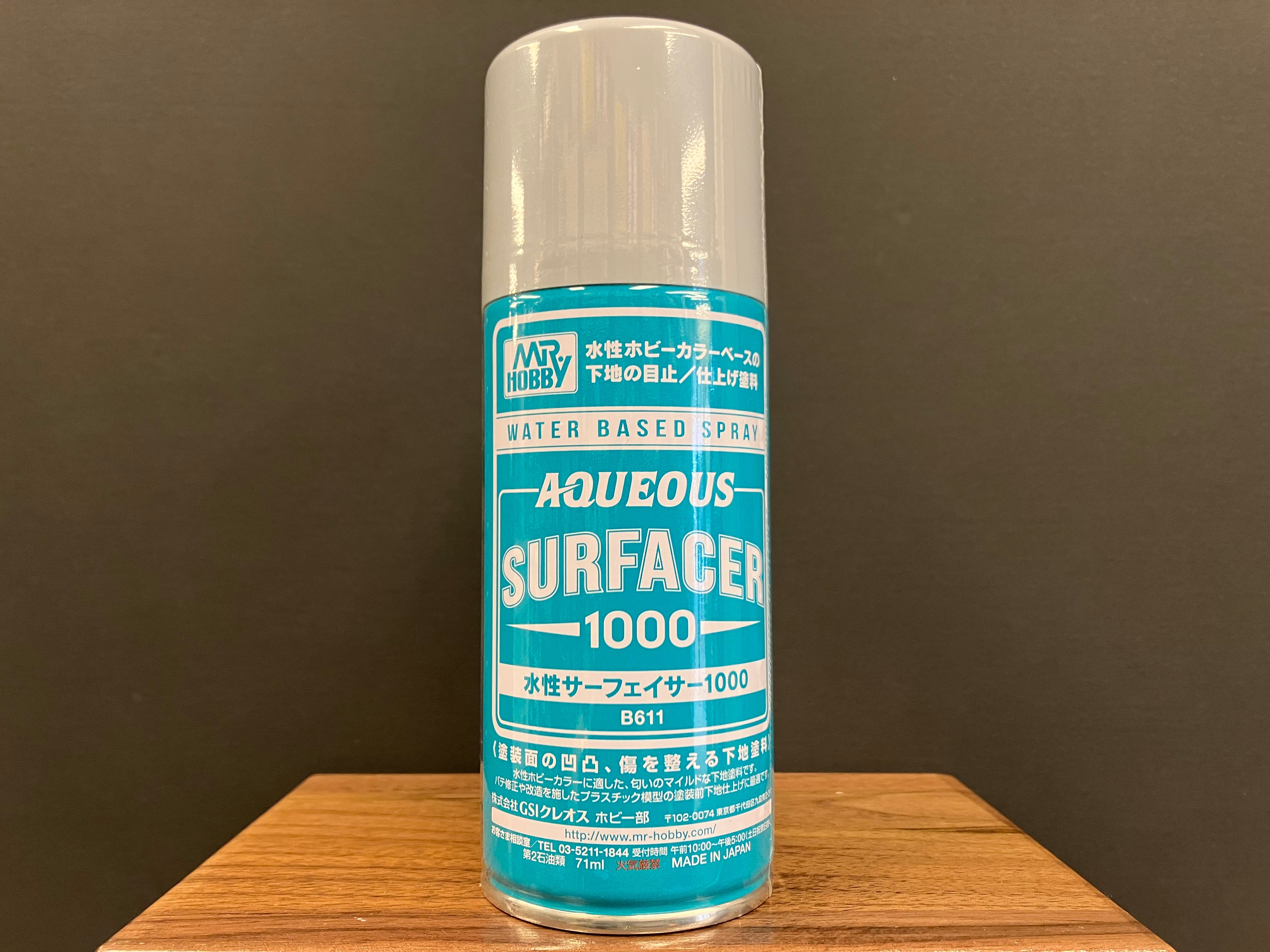Aqueous Gray Surfacer 1000 Spray B611 [Water Based Spray]