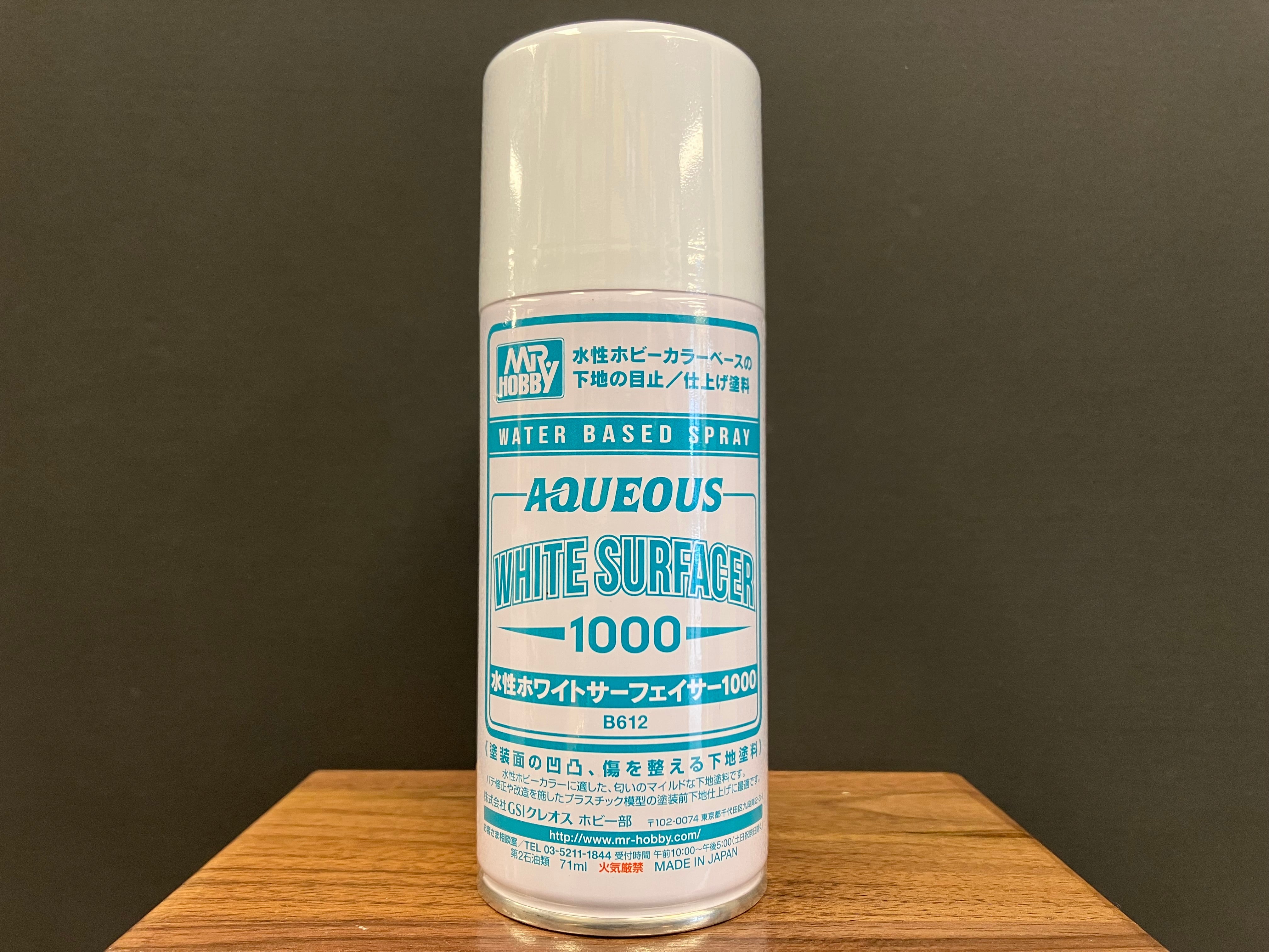 Aqueous White Surfacer 1000 Spray B612 [Water Based Spray]