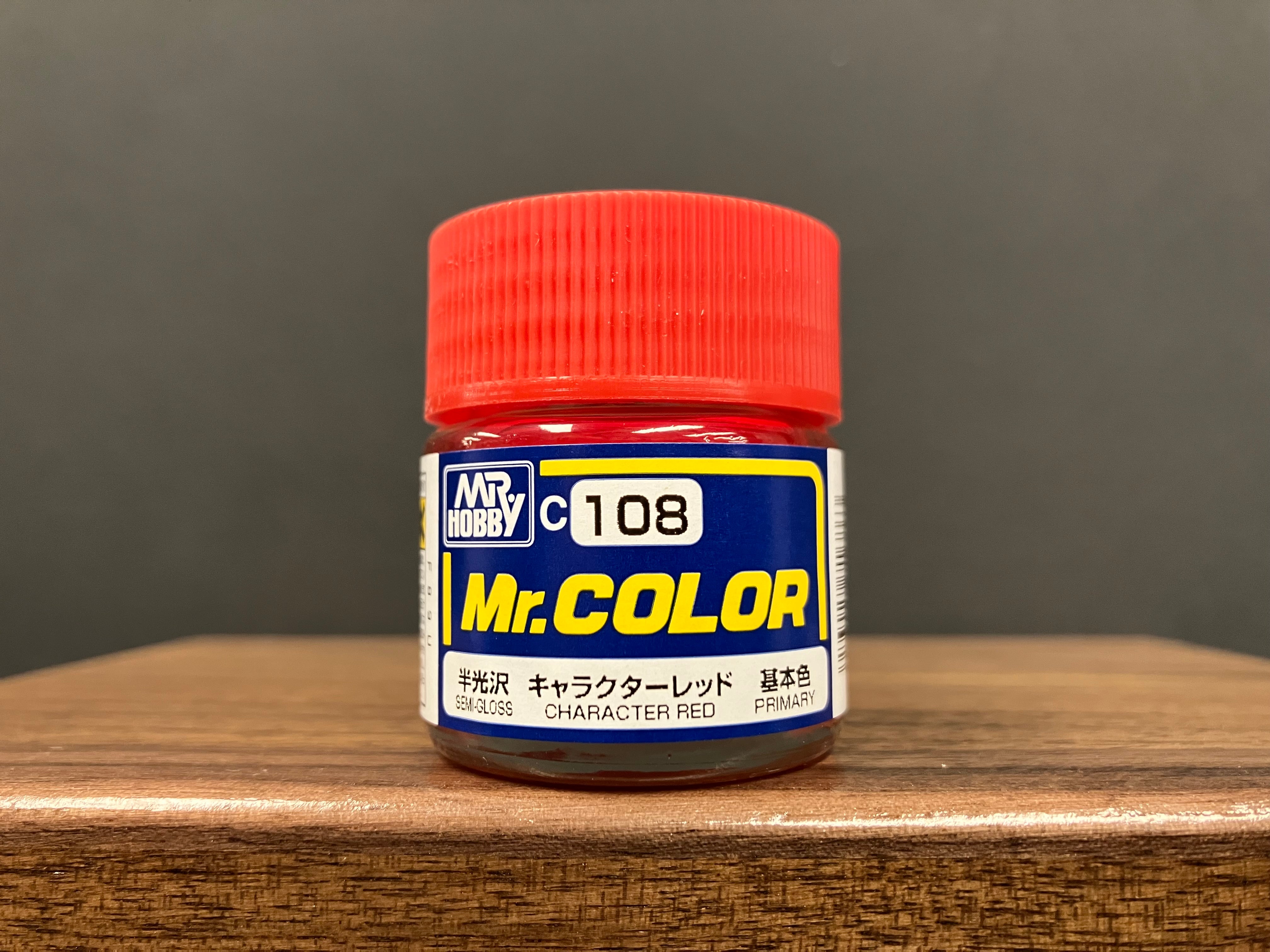 Semi-Gloss Character Red C108 半光澤: 人物紅色 基本色