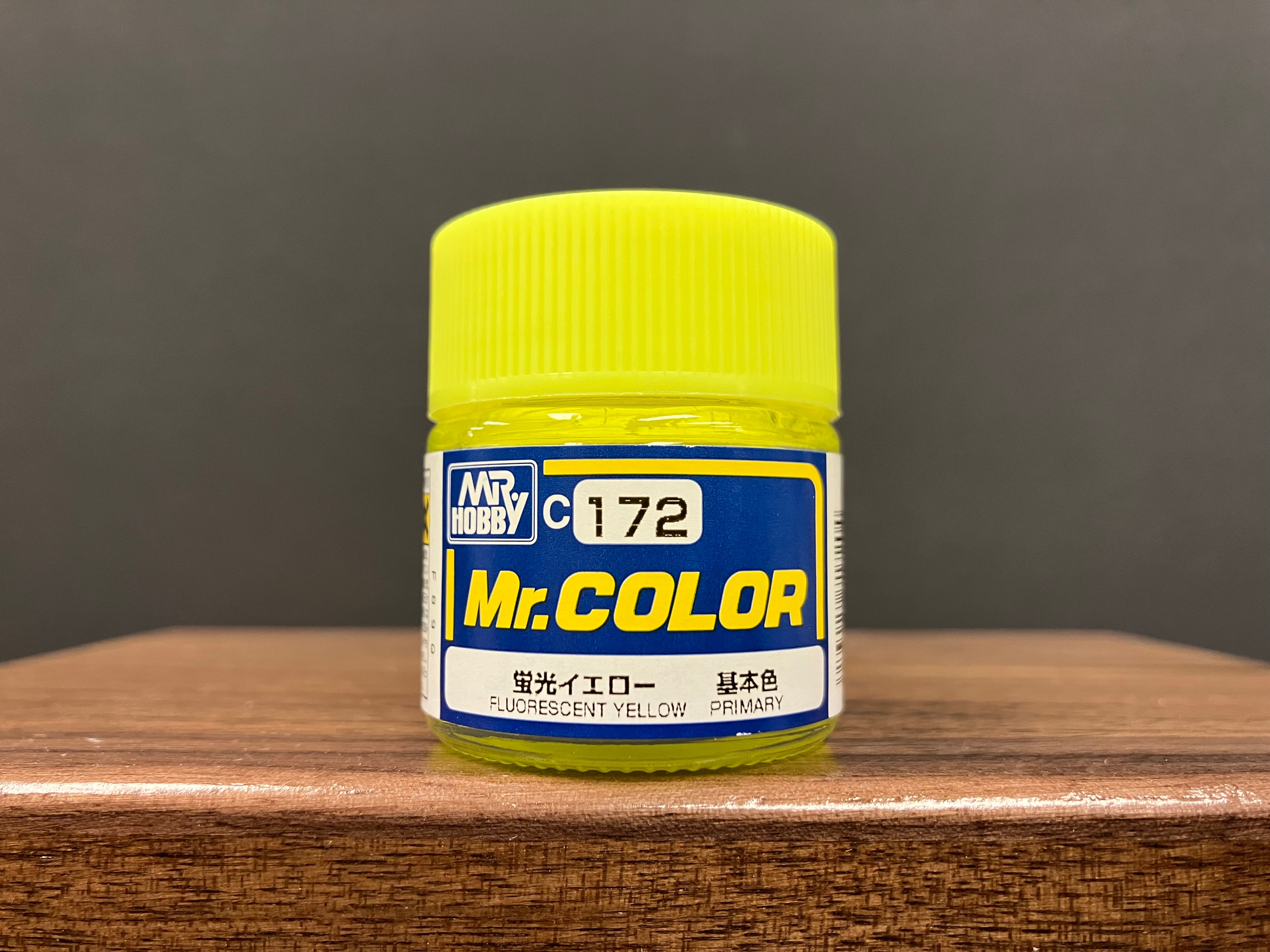 Semi-Gloss Fluorescent Yellow C172 半光澤: 螢光黃色 基本色